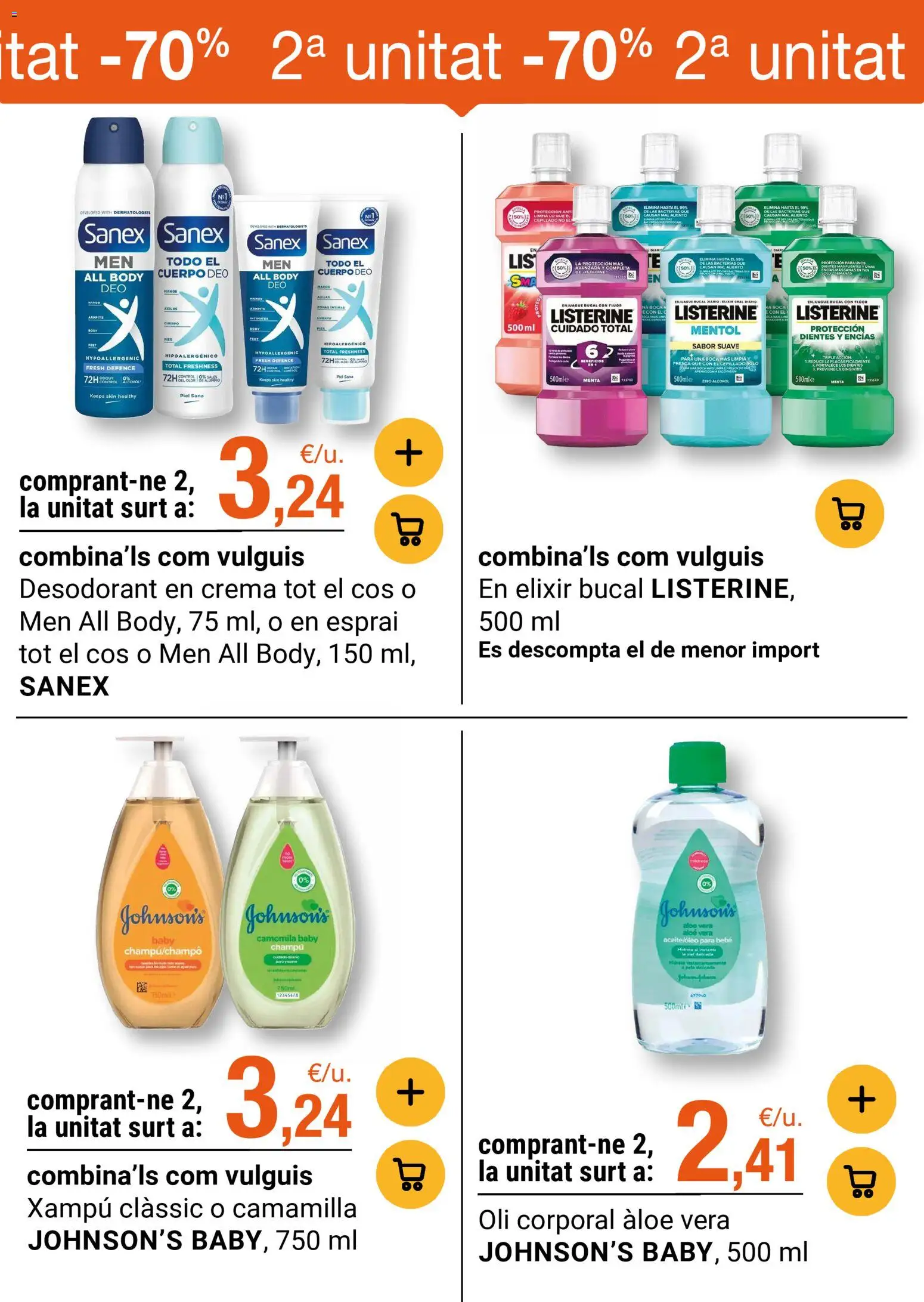 Bonpreu folleto │ válido desde el 21.04.2026 | Página: 27 | Productos: Champú, Enjuague bucal, Crema, Body