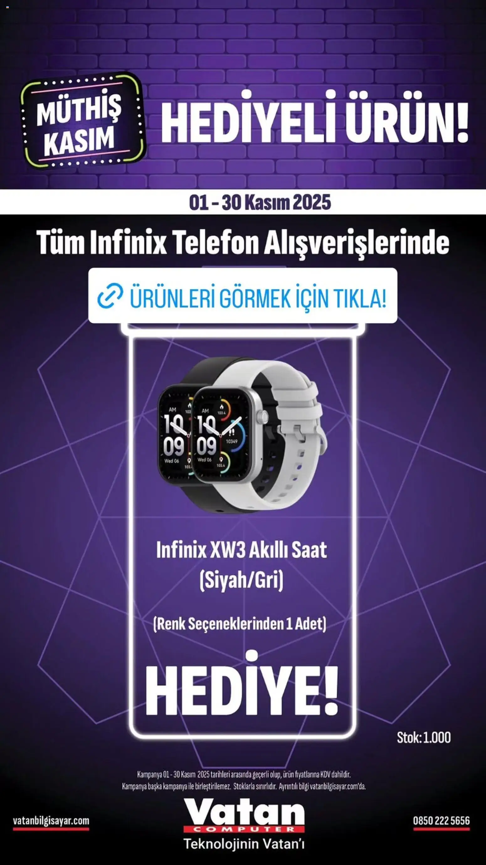 Vatan Bilgisayar Black Friday - 01.11.2025 tarihinden itibaren geçerlidir | Sayfa: 4 | Ürünler: Akıllı saat, Telefon, Saat