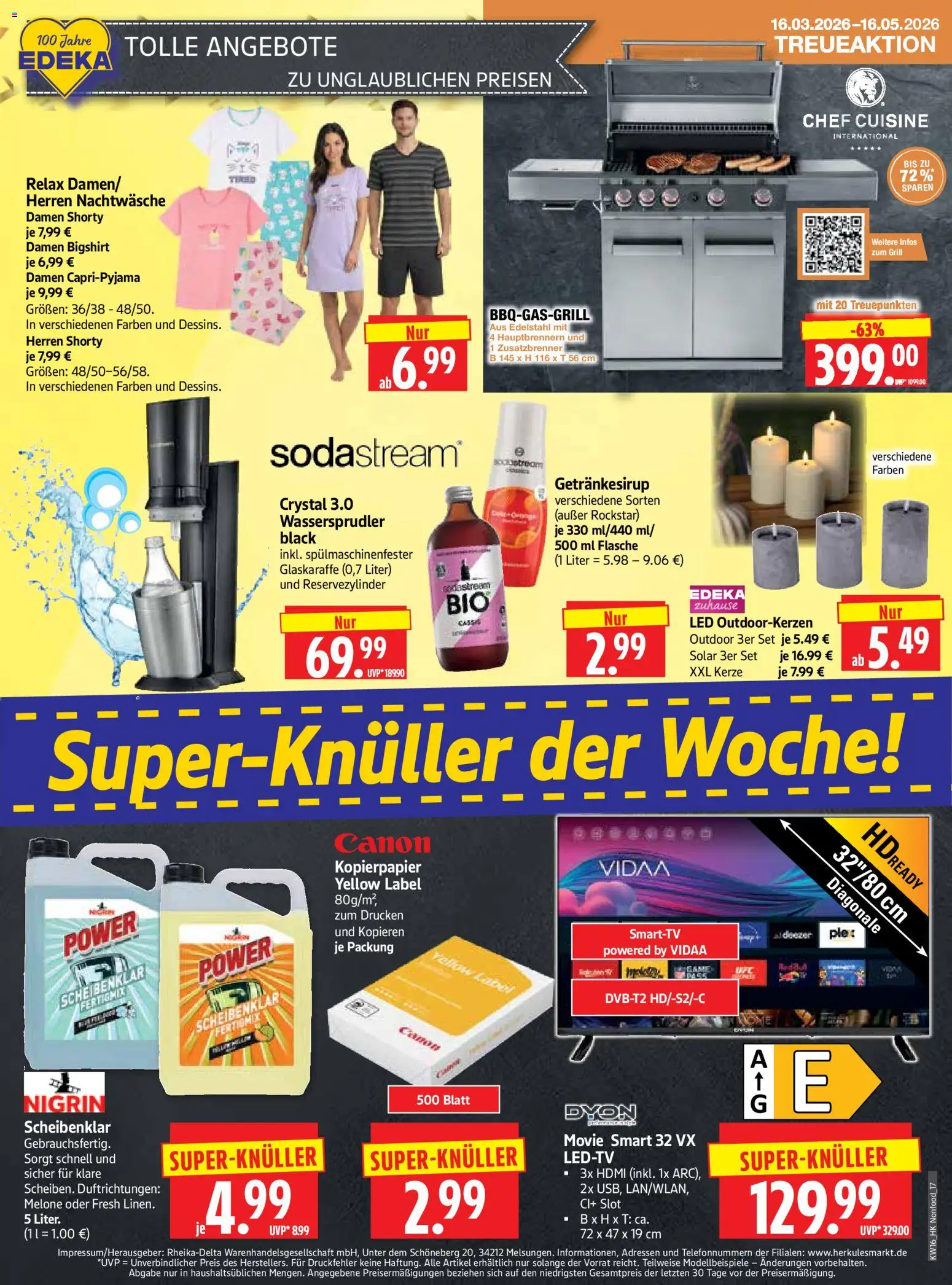 HERKULES Prospekt 	 – gültig ab 13.04.2026 | Seite: 17 | Produkte: Grill, Rockstar, Melone, Sodastream