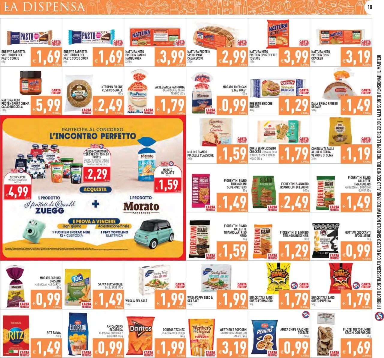 Volantino PIM Supermercati del 17.09.2025 | Pagina: 18 | Prodotti: Pane, Mirtilli, Cocco, Taralli