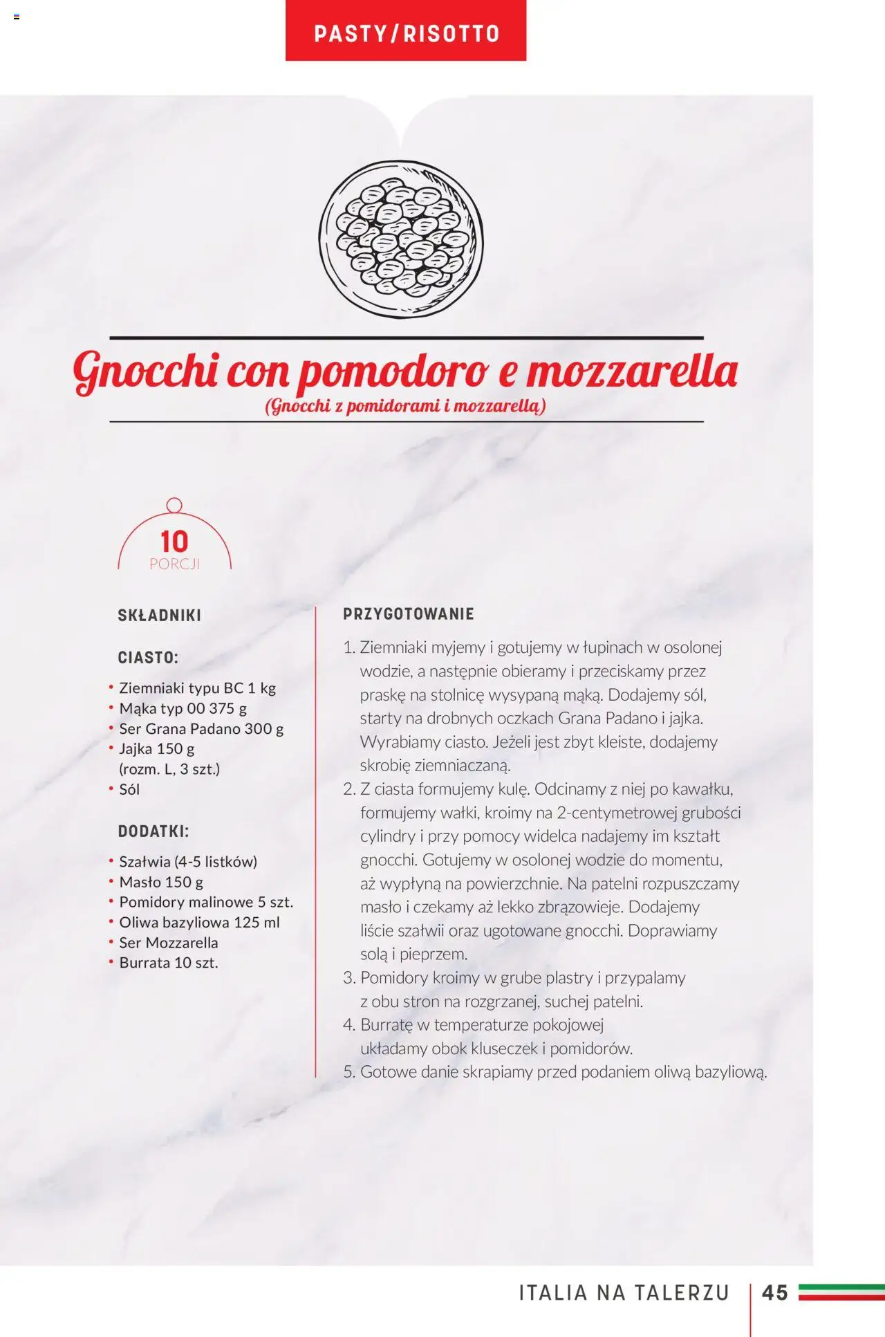 Makro Gazetka - Ebook kuchnia włoska od 16.05.2023 | Strona: 45 | Produkty: Masło, Pomidory, Ziemniaki, Sól