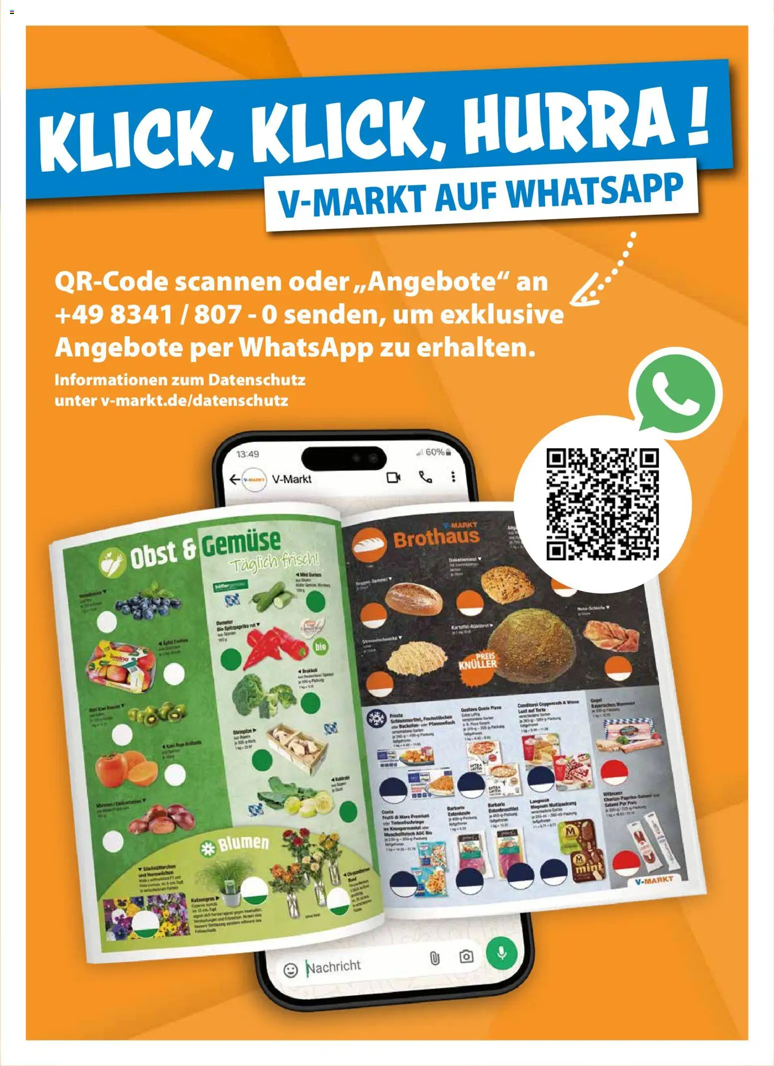 V-Markt - Hallertau / Oberpfalz – gültig ab 23.10.2025 | Seite: 26 | Produkte: Blumen, Gemüse, Obst
