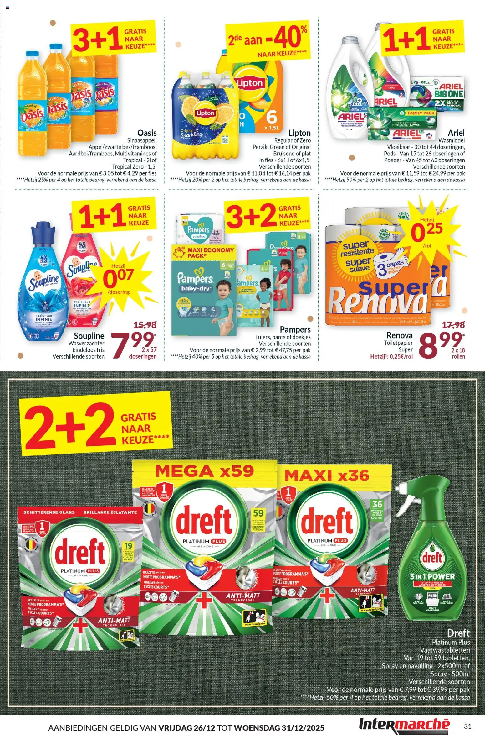 {H1} | Pagina: 31 | Producten: Fles, Pampers, Toiletpapier, Poeder