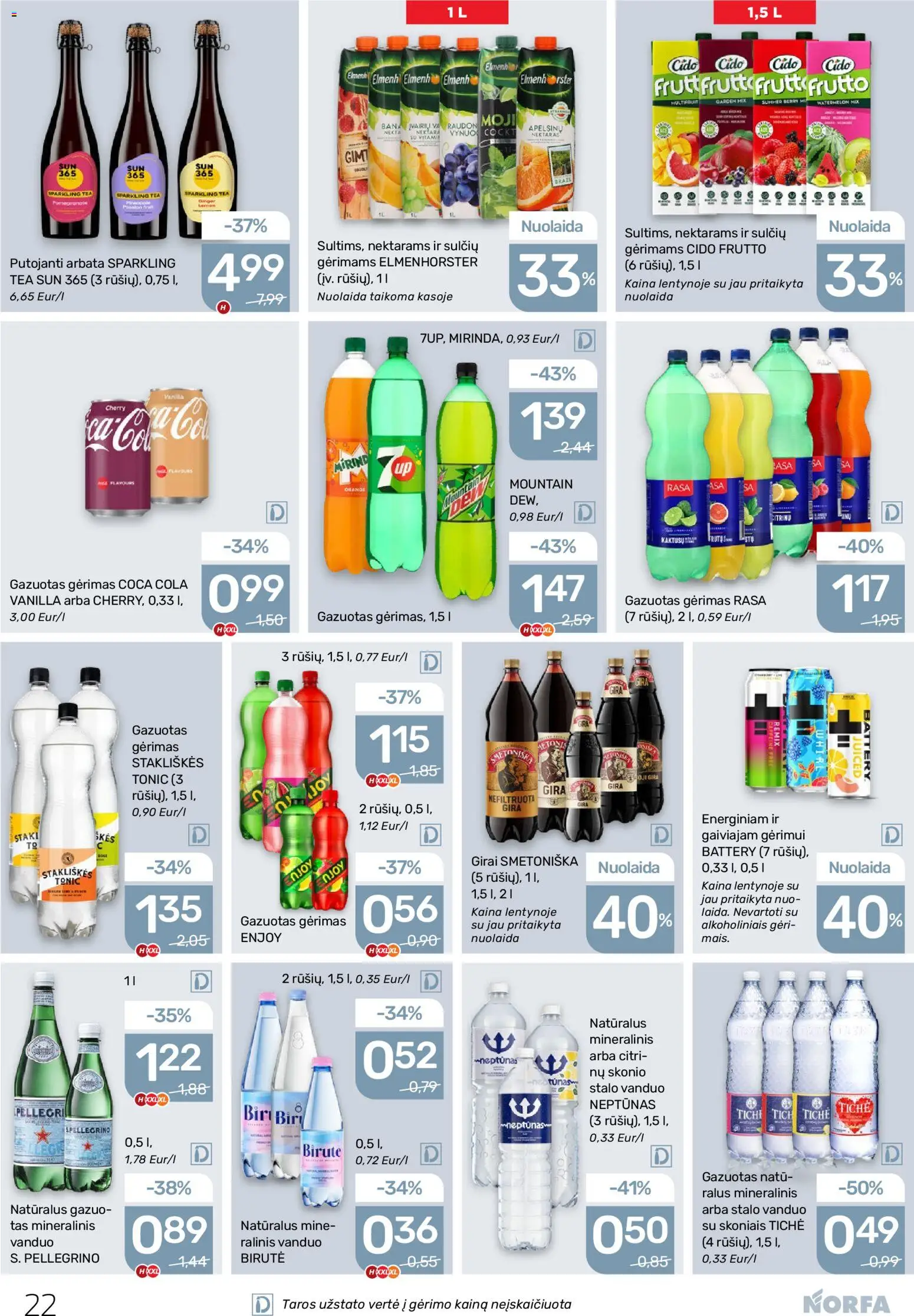 NORFA akcijos nuo 19.02.2026 | Puslapis: 22 | Prekių: Arbata