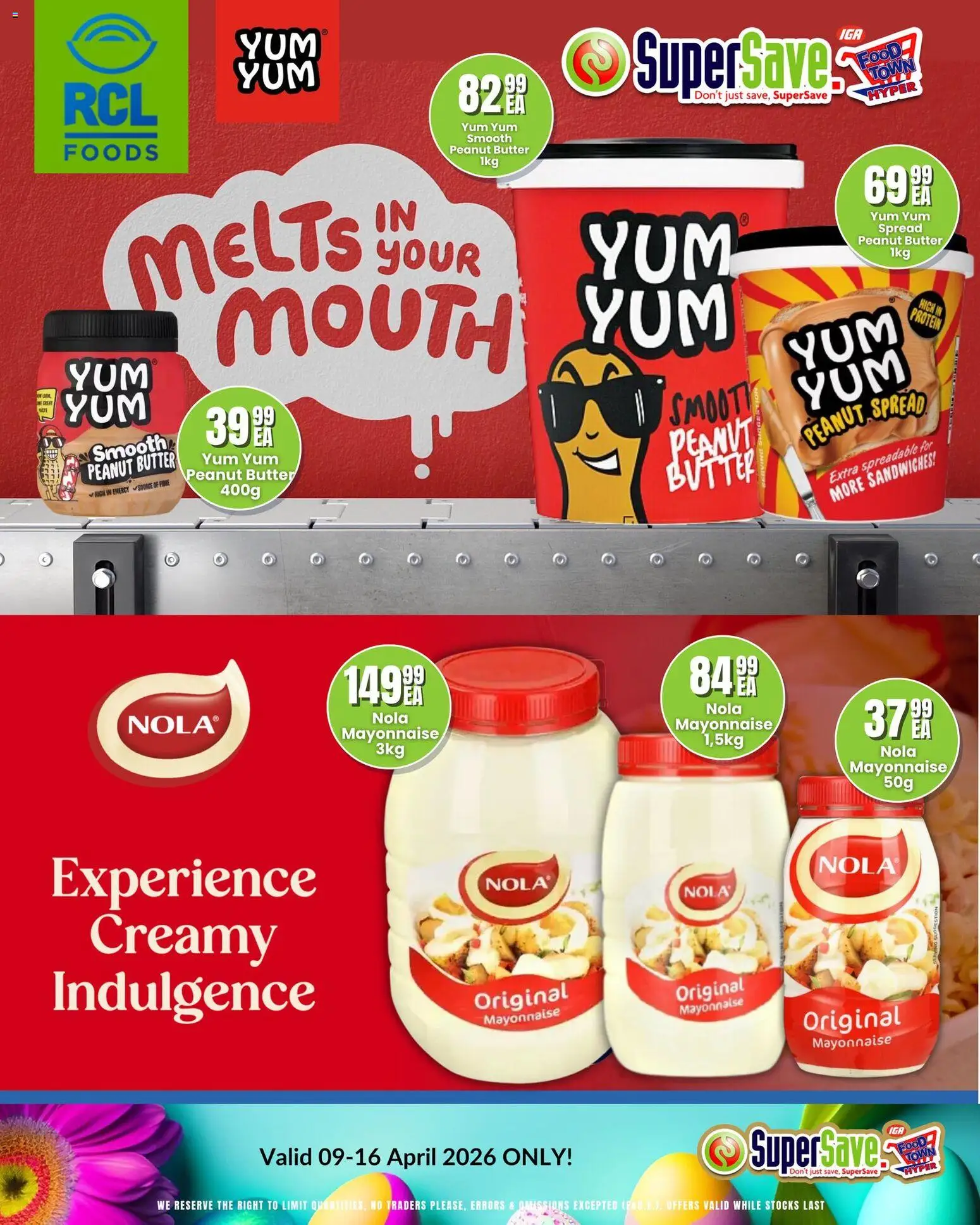 New Super Save catalogue – valid from 09.04.2026 | Page: 19 | Products: Detergente líquido, Butter, Peanut butter, Mayonnaise