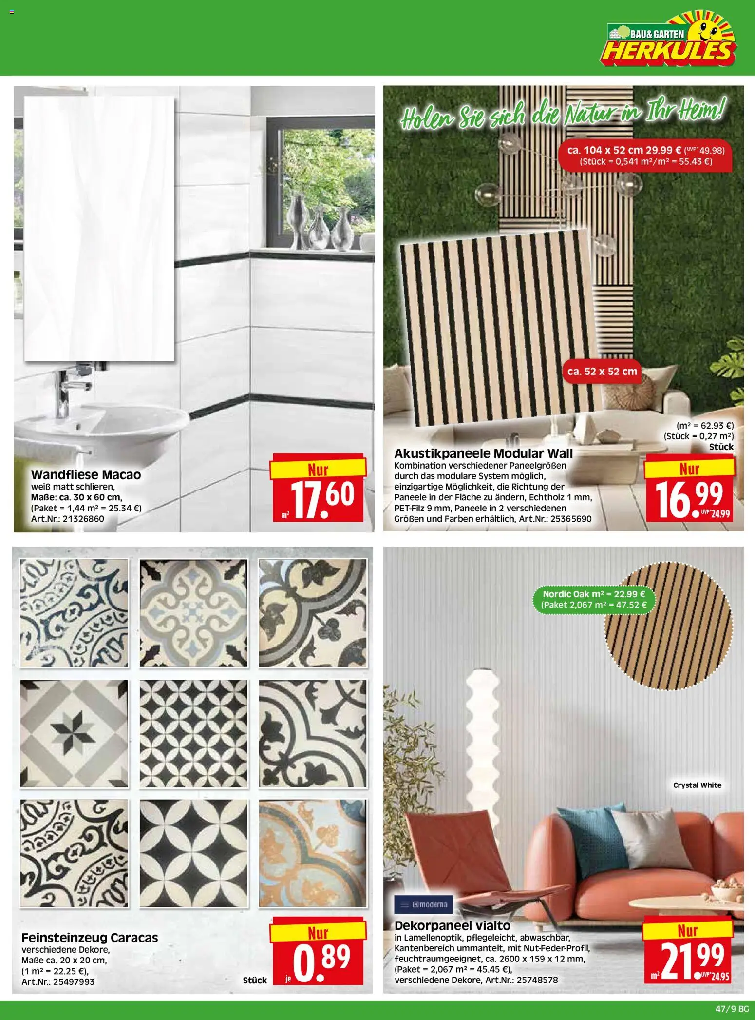 HERKULES Bau & Garten – gültig ab 17.11.2025 | Seite: 9