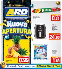 Anteprima del volantino ARD Discount Nuova Apertura Cefalà catalogo valido a partire dal 12.12.2025