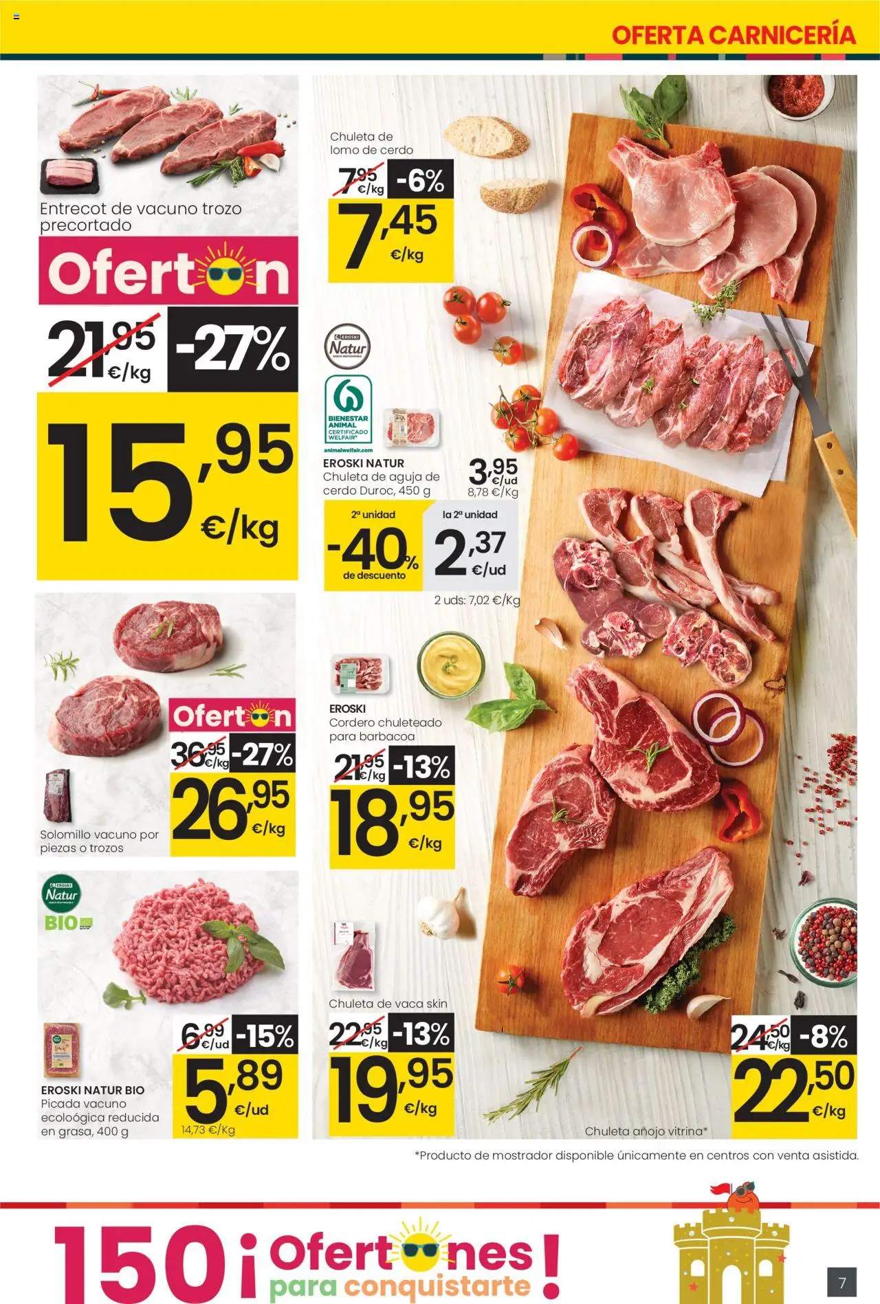 Eroski - Center │ válido desde el 31.07.2025 | Página: 7 | Productos: Cerdo, Barbacoa, Φίλτρο καφέ