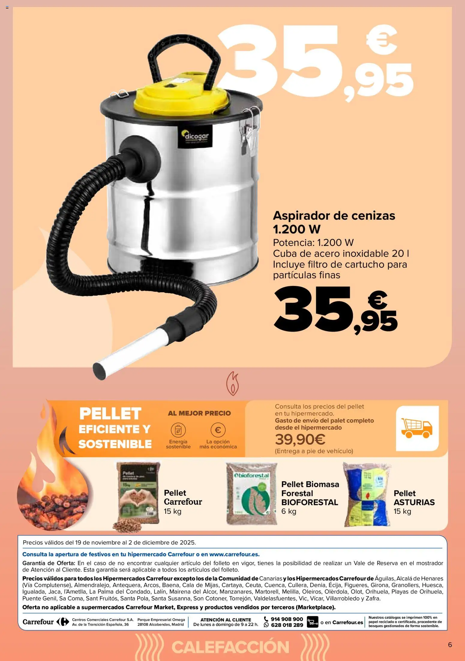 Carrefour folleto │ válido desde el 19.11.2025 | Página: 6 | Productos: Aspirador