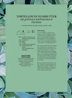 Billa AT - Frisch Gekocht Magazin - amely érvényes a következő dátumtól: 01.11.2025 | Oldal: 149 | Termékek: Ricotta, Tortellini, Só