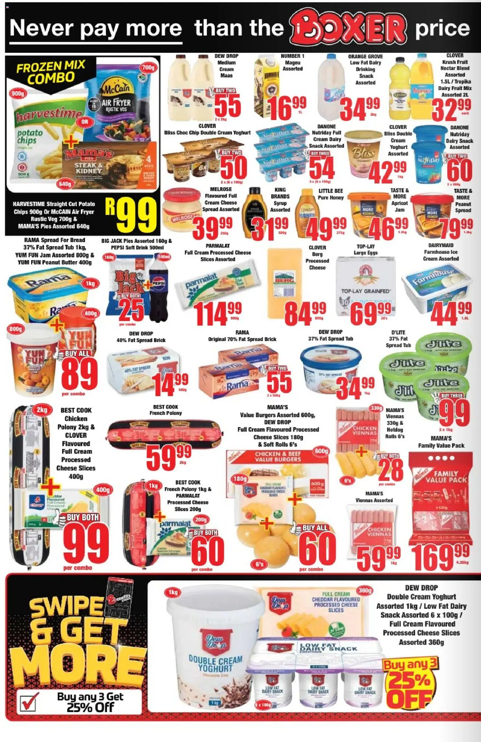New Boxer catalogue – valid from 05.01.2026 | Page: 4 | Products: Cheese, Bread, Cream, Fat spread