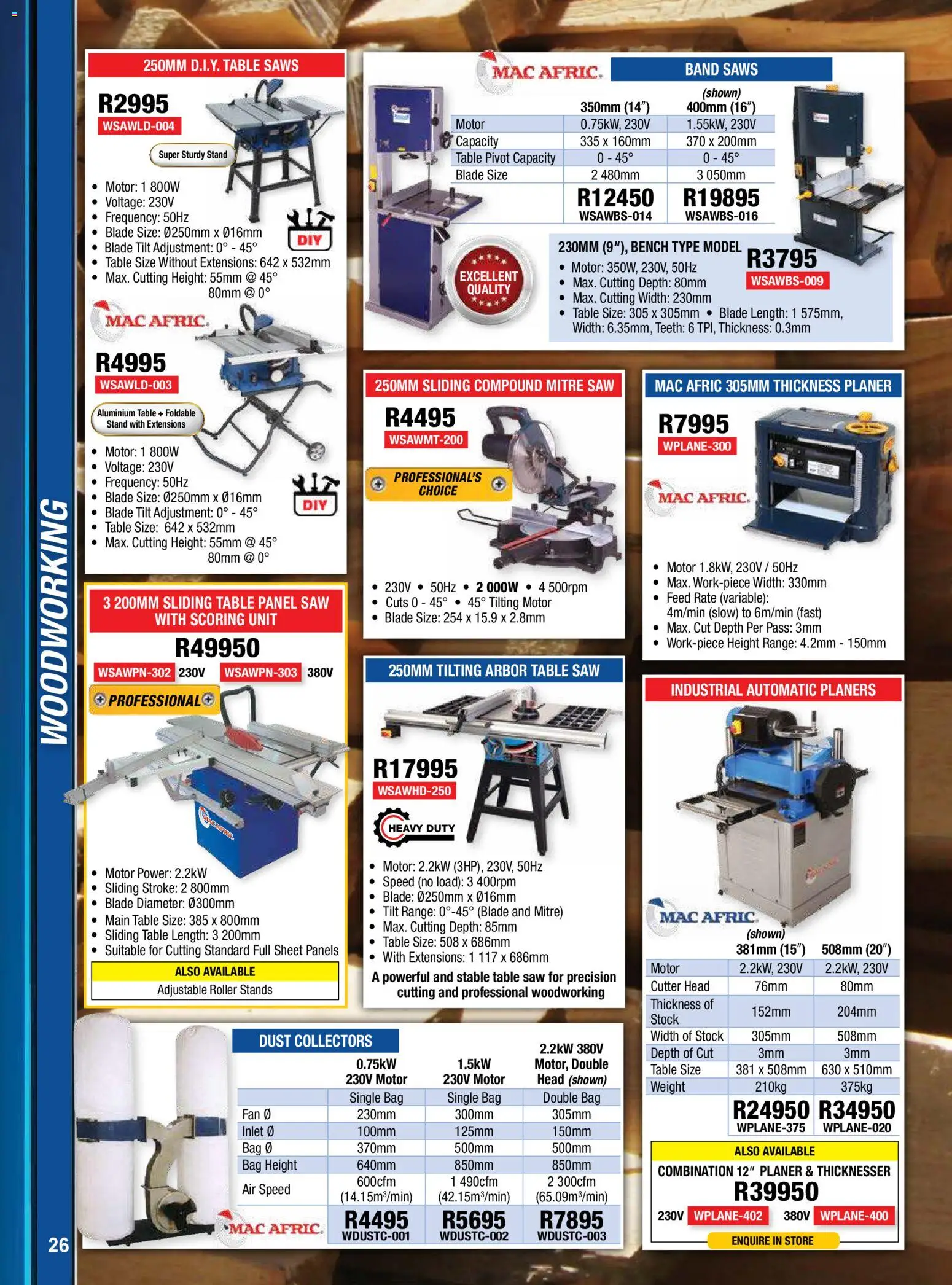 New Adendorff catalogue – valid from 01.04.2026 | Page: 28 | Products: Bag, Cutter, Table, Stock