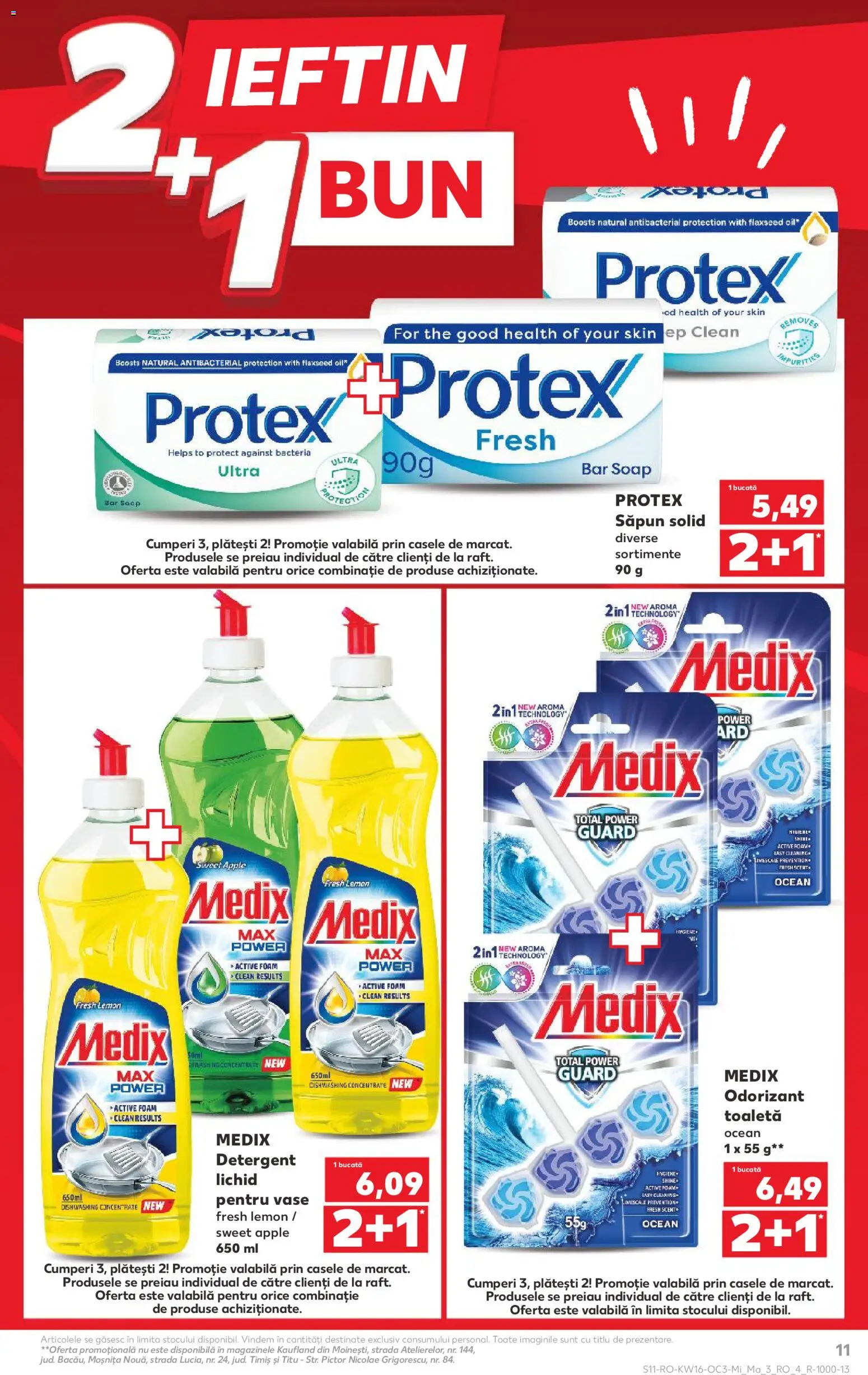 Noul catalog Kaufland – valabil de la 15.04.2026 | Pagină: 11 | Produse: Pomelo, Raft, Toaletă, Apple