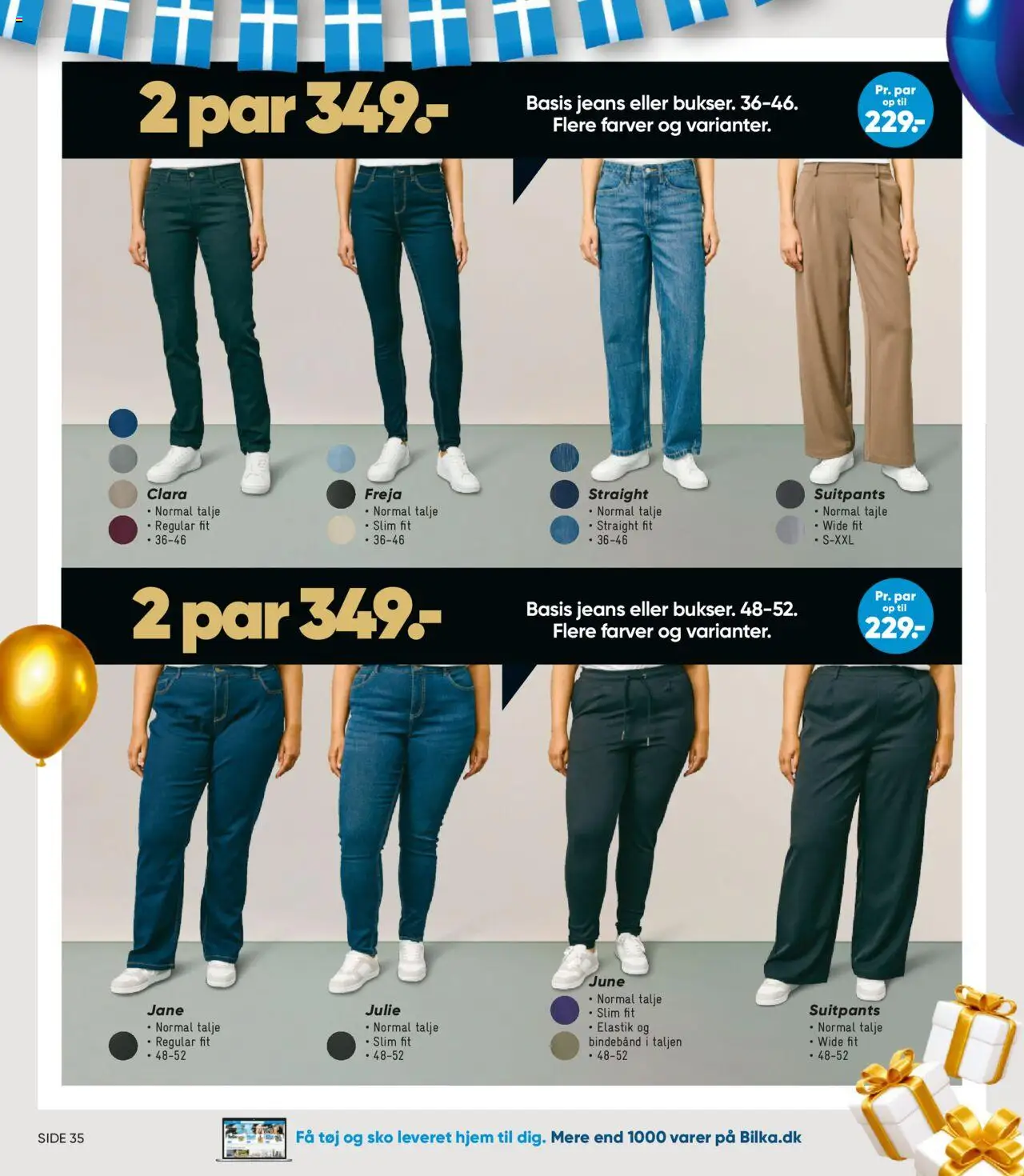 Bilka tilbudsavis – gyldig fra 03.10.2025 | Side: 40 | Produkter: Jeans, Sko, Tøj