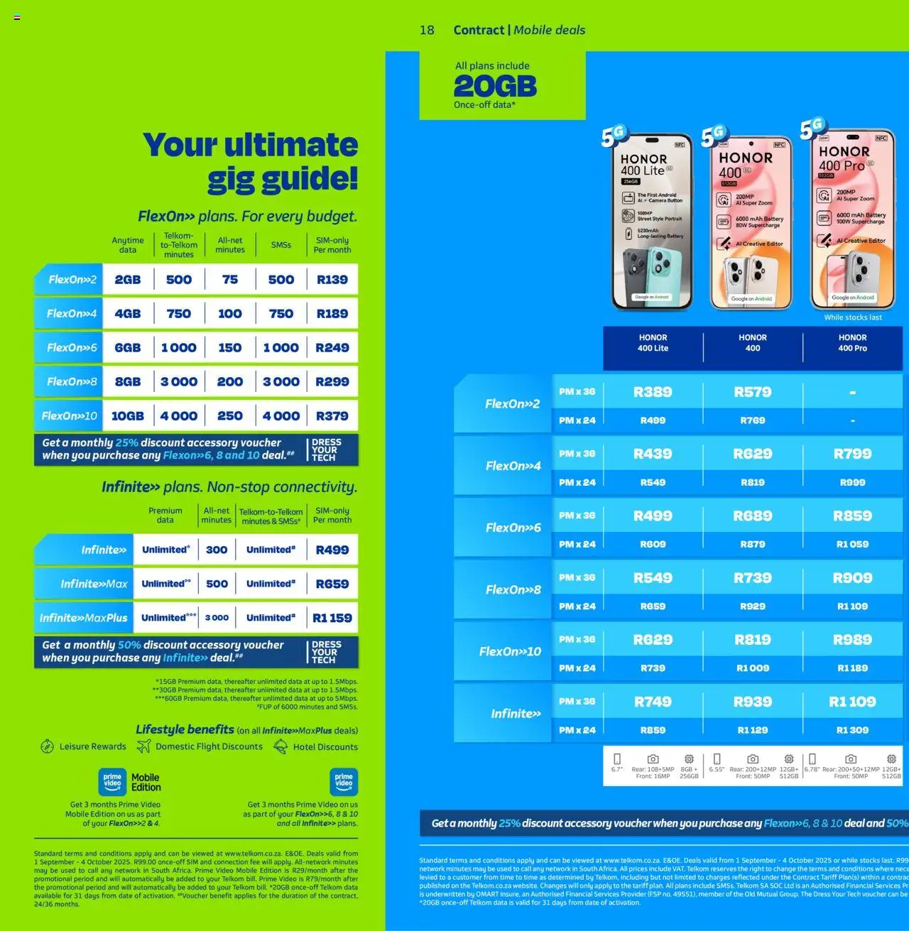 New Telkom catalogue – valid from 01.09.2025 | Page: 18 | Products: Data, Sim, Press, Battery