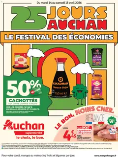 Auchan - Prévisualisation de Auchan - 25 jours de super promos valide à partir de 14.04.2026