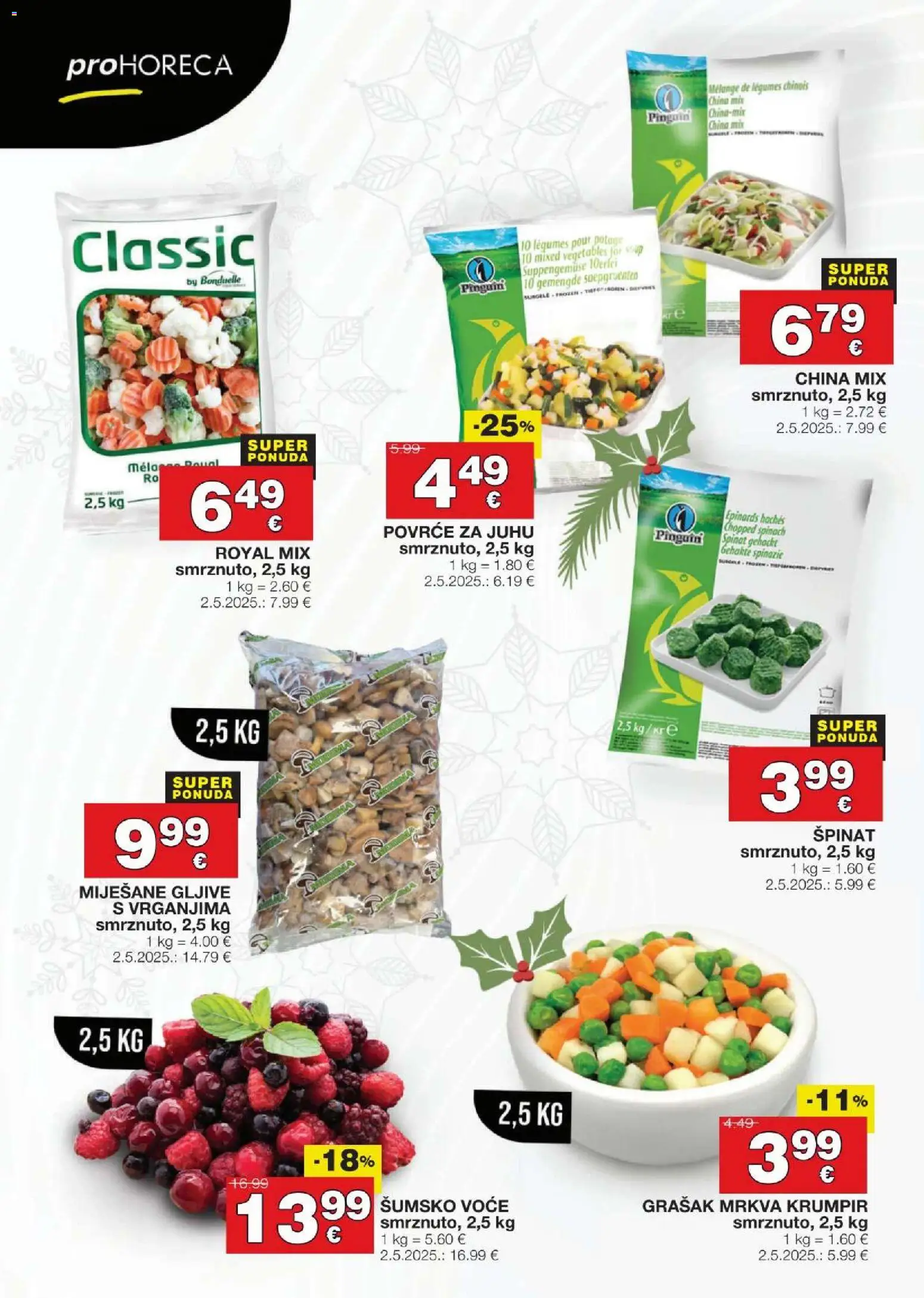 Stanić Diskont katalog | vrijedi od 11.12.2025 | Stranica: 22 | Proizvodi: Mrkva, Povrće, Voće, Grašak