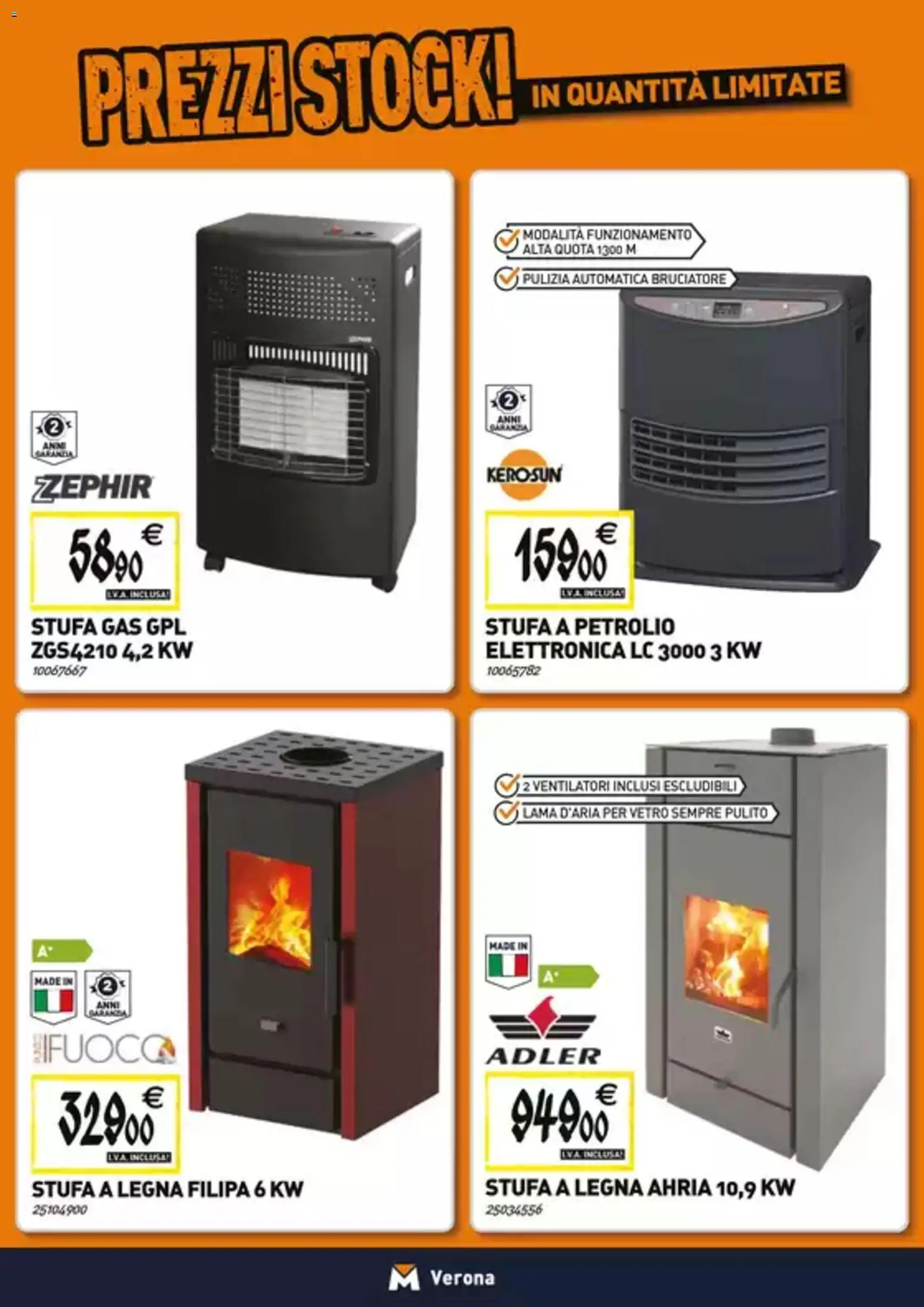 Volantino TECNOMAT del 27.11.2025 | Pagina: 9 | Prodotti: Stufa a legna, Stufa