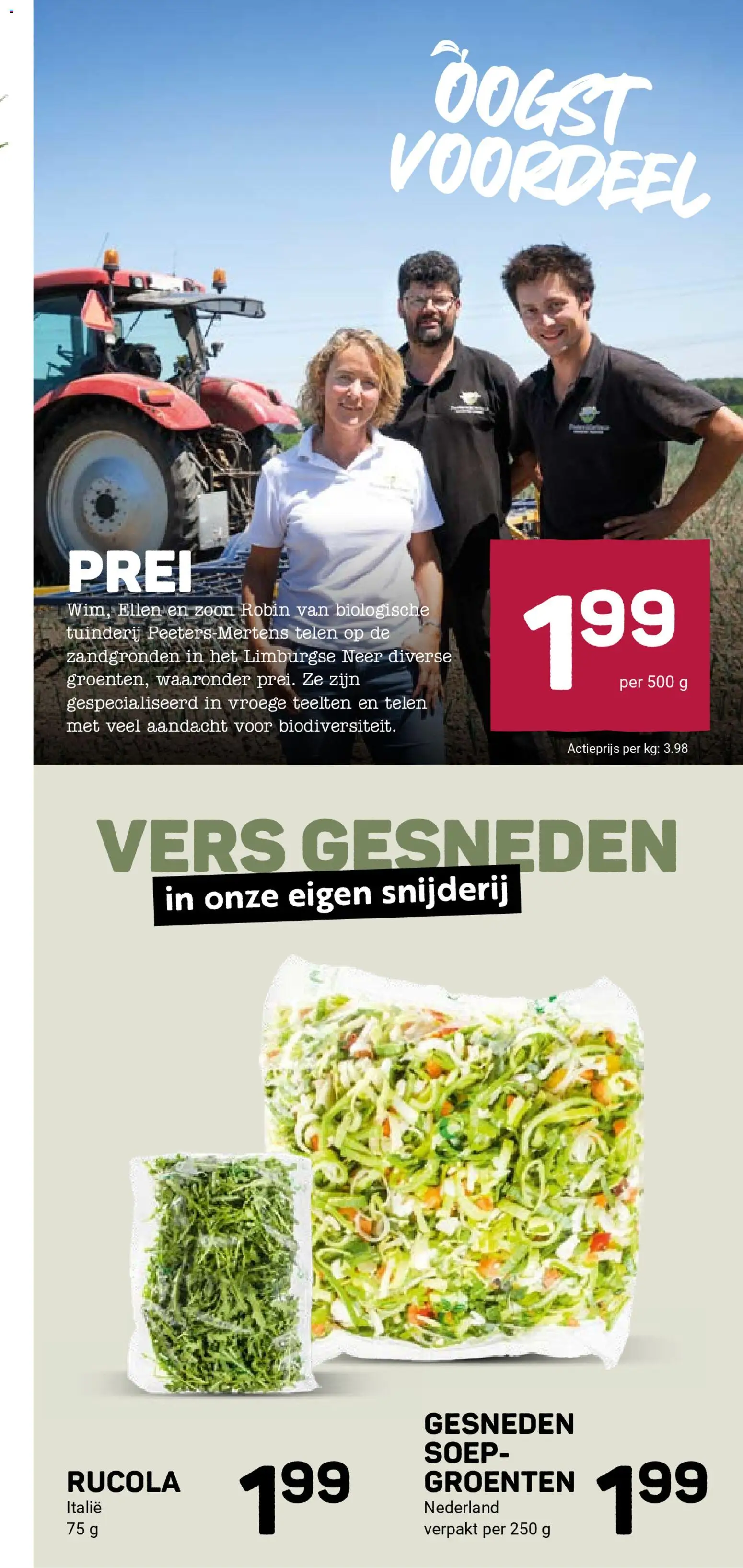 {H1} | Pagina: 13 | Producten: Rucola, Prei, Groenten