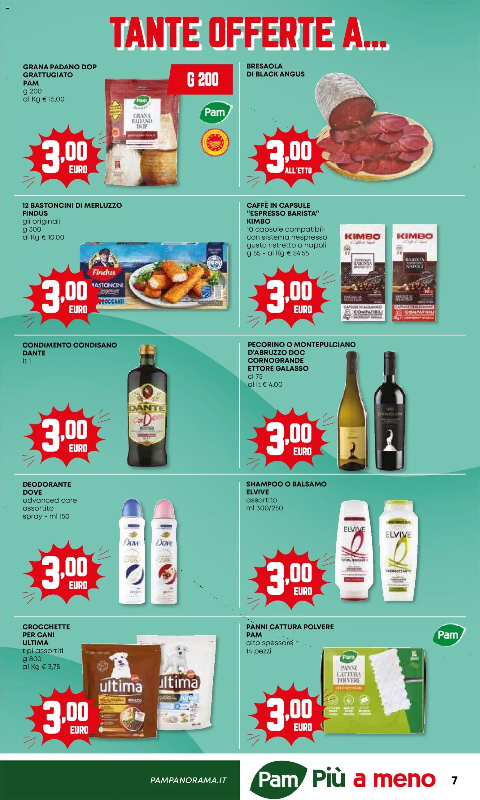 Volantino Panorama del 15.01.2026 | Pagina: 7 | Prodotti: Balsamo, Merluzzo, Crocchette, Pecorino