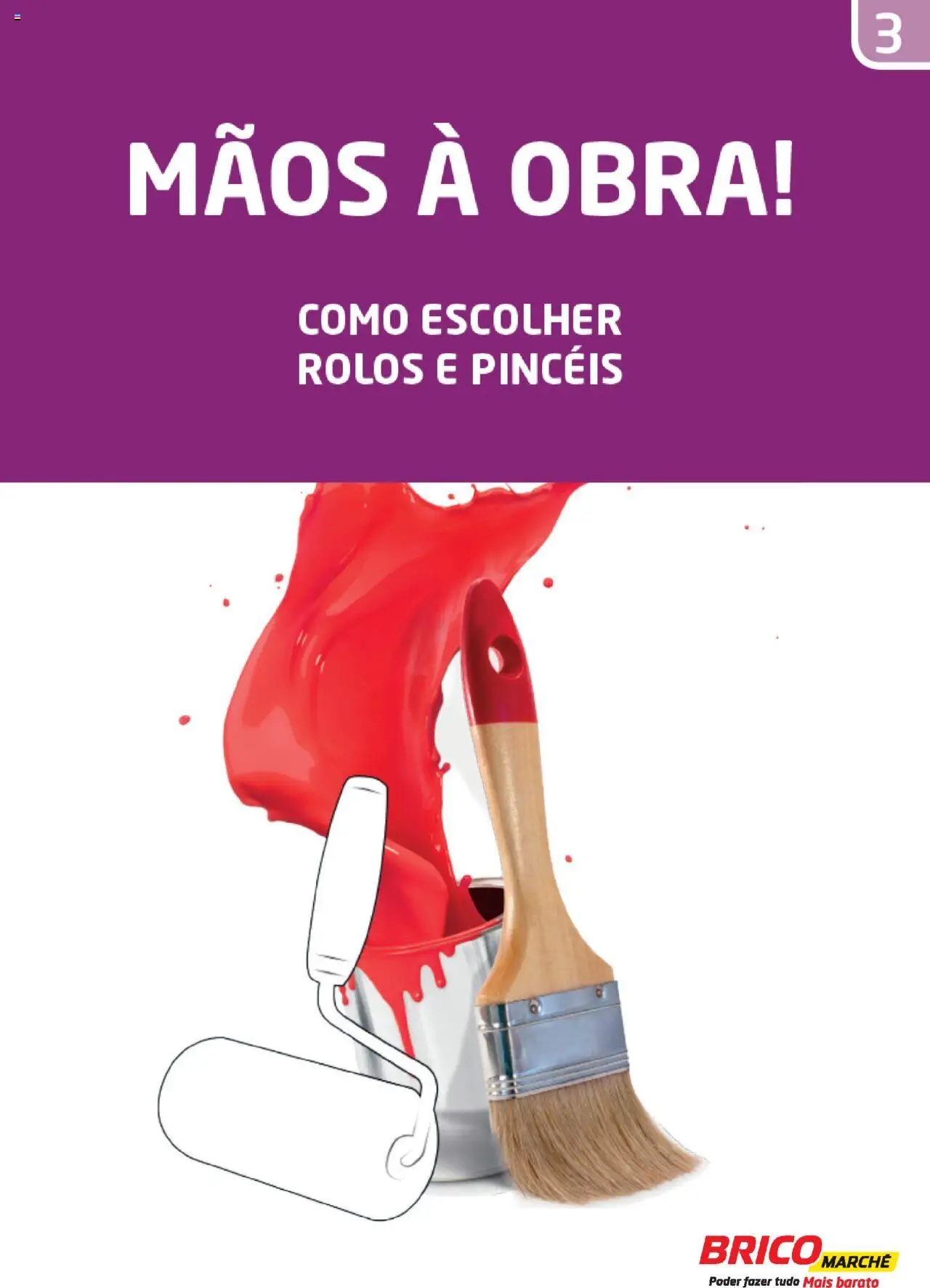 BricoMarché - Como escolher rolos e pincéis │ válido de 20.01.2025 | Página: 1