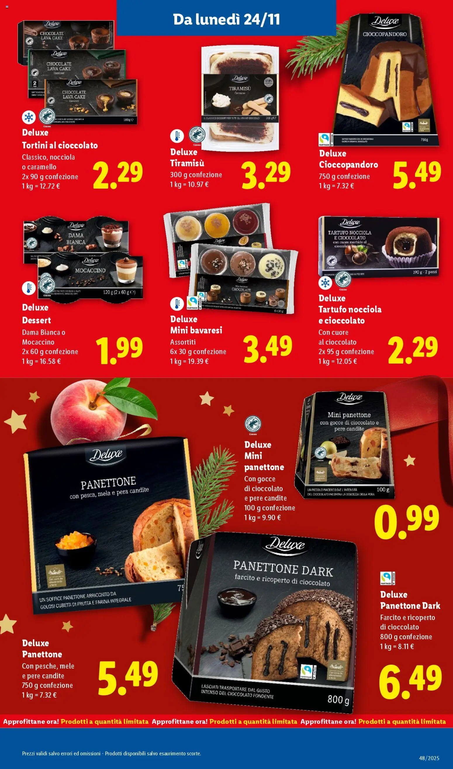 Volantino Lidl del 24.11.2025 | Pagina: 21 | Prodotti: Cioccolato, Mele, Frutta, Farina