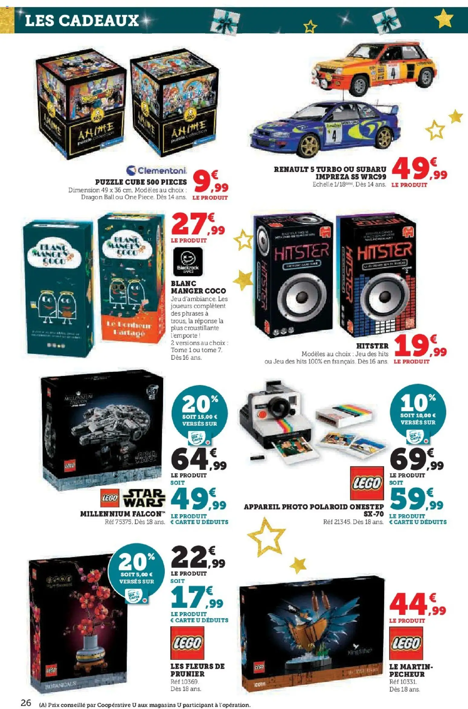 {H1} | Page: 26 | Produits: Légo, Appareil photo