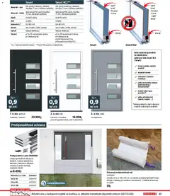 Náhled letáku Bauhaus katalog Stavební prvky od 03.11.2025 | Strana: 61 | Produkty: Písek, Madlo, Desky, Závěsy