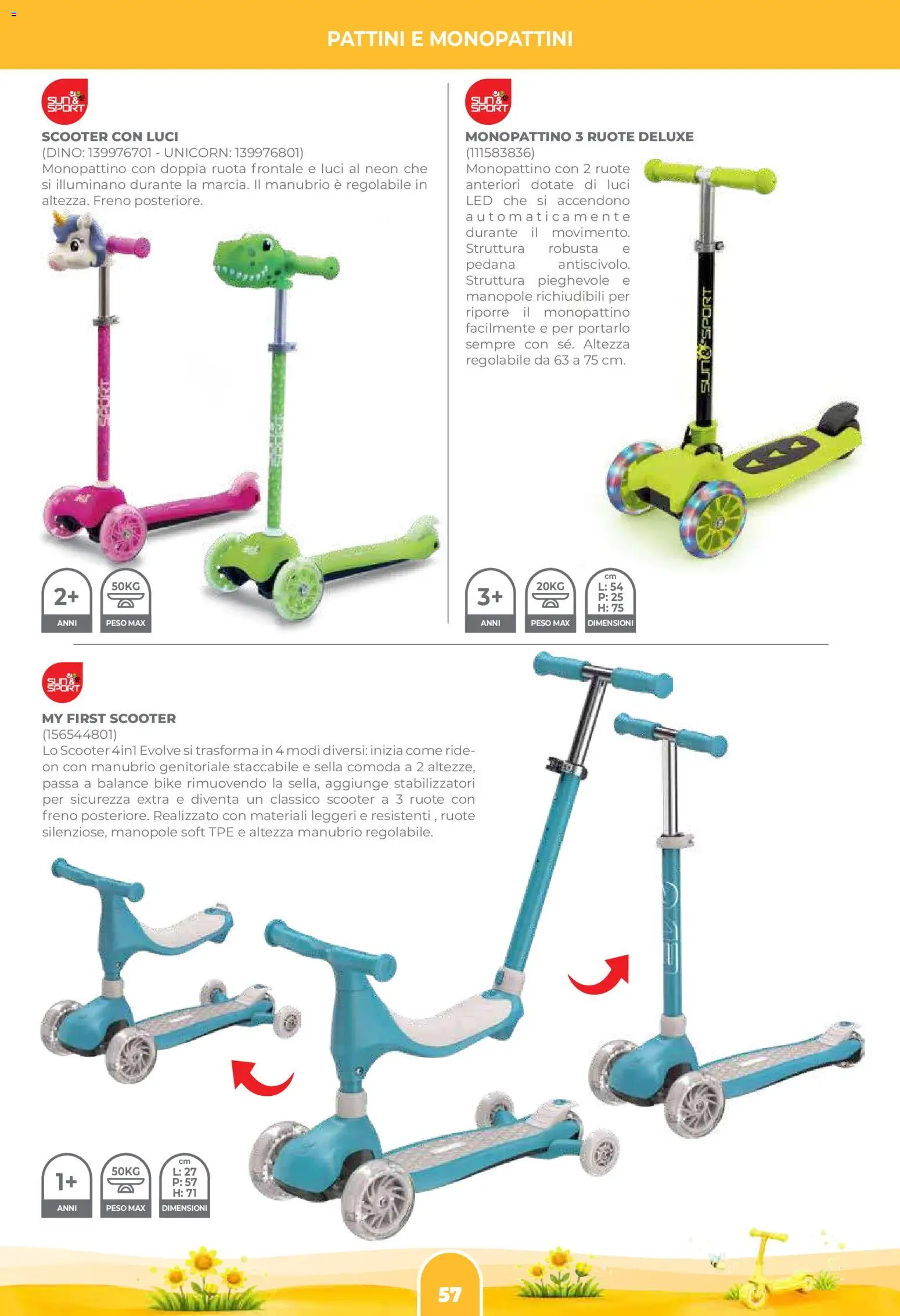 Volantino Toys Center del 02.04.2026 | Pagina: 59 | Prodotti: Monopattino