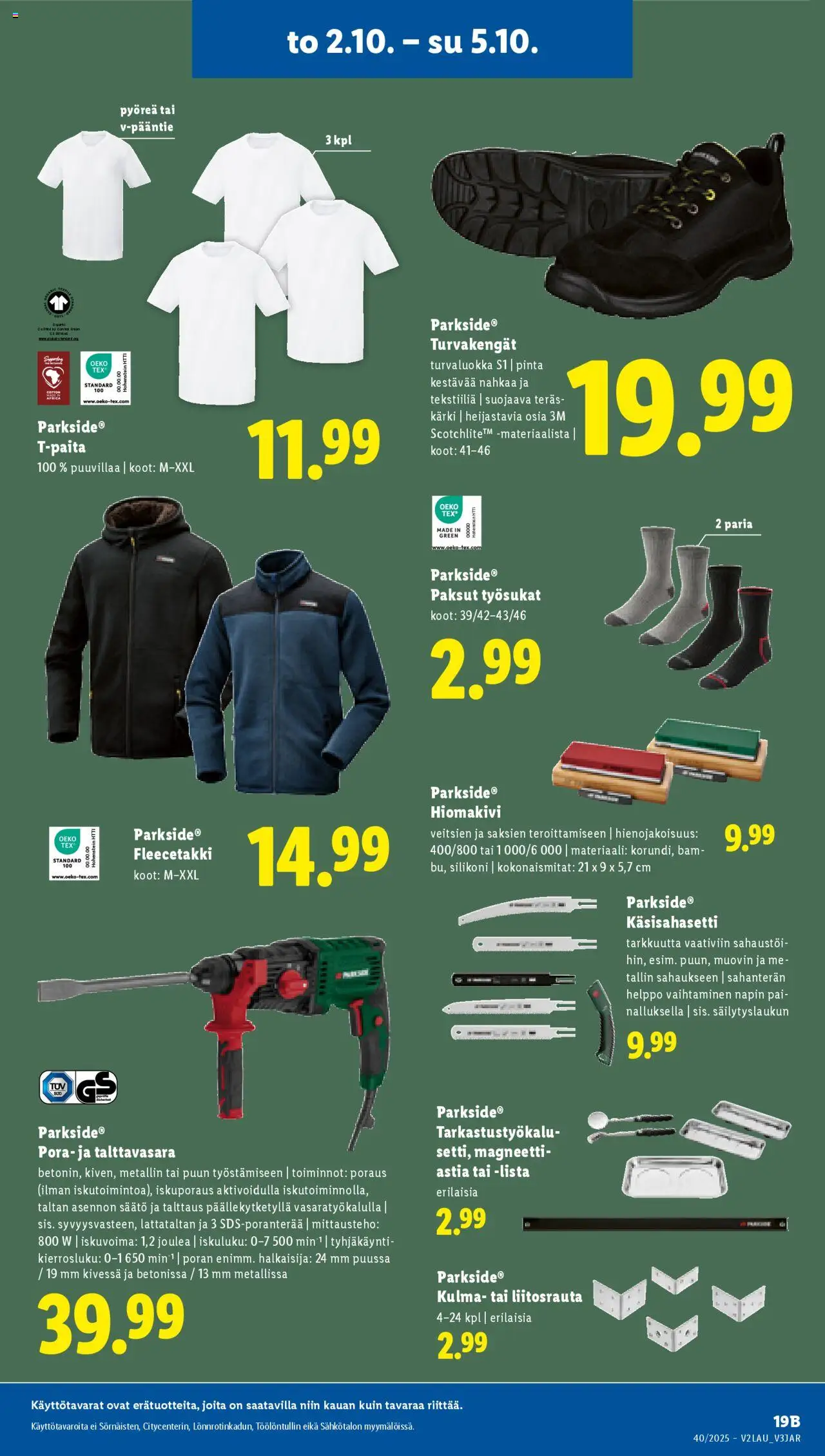 Lidl tarjoukset – voimassa 02.10.2025 alkaen | Sivu: 25 | Tuotteet: Magneetti, Pora