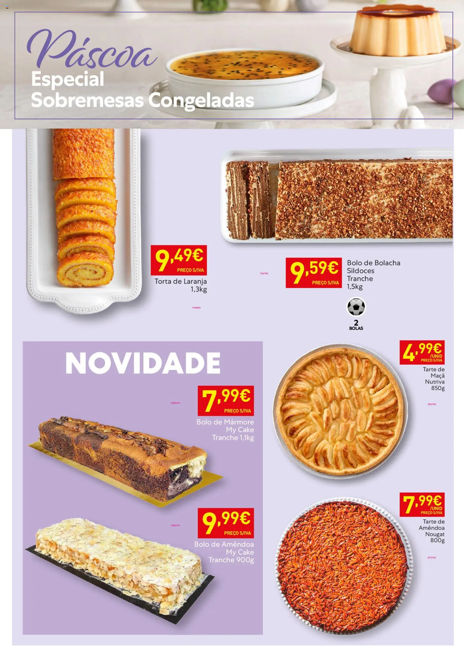 Recheio Horeca │ válido de 17.03.2026 | Página: 24 | Produtos: Bolo, Maça, Tarte, Torta