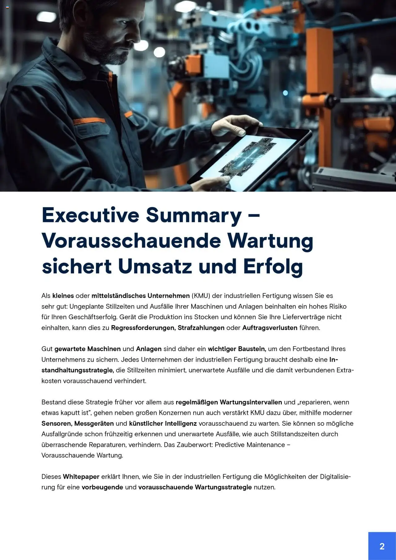 Conrad Whitepaper vorausschauende Wartung gültig ab 15.05.2025 | Seite: 2