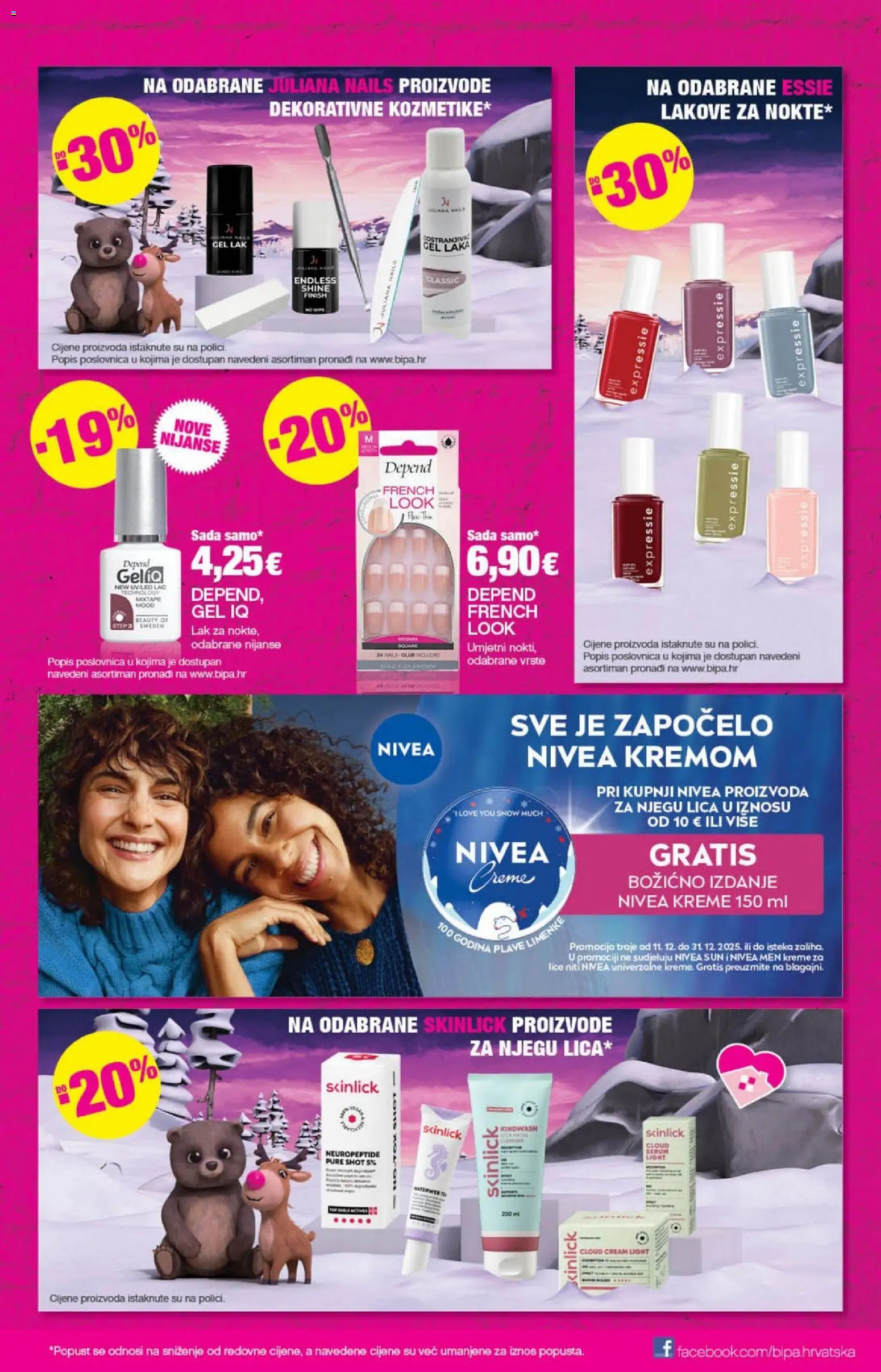 Bipa katalog | vrijedi od 11.12.2025 | Stranica: 12 | Proizvodi: Lak za nokte, Finish, Nivea
