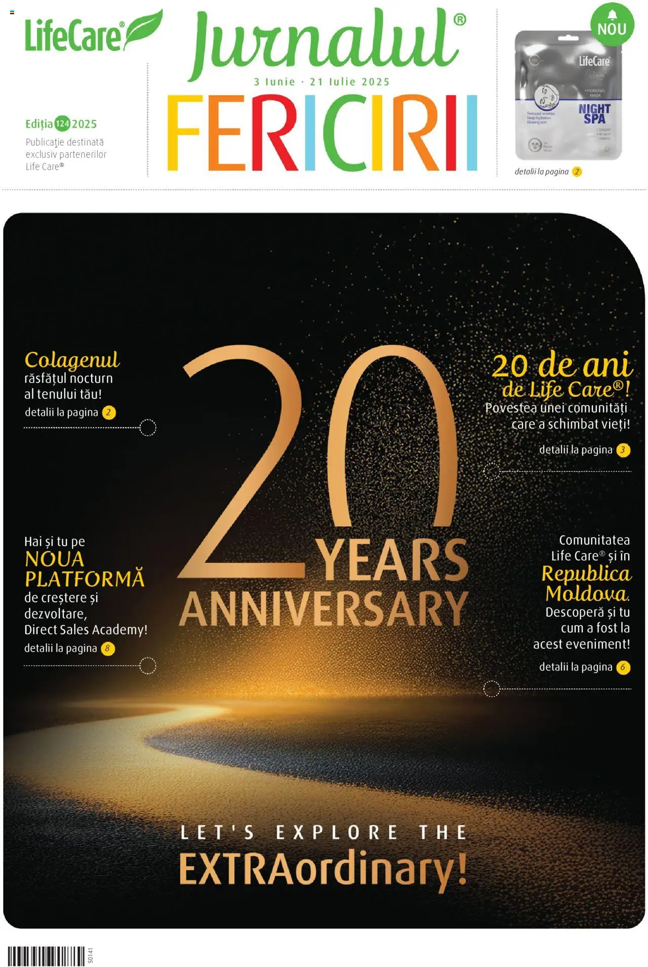 Life Care catalog - Jurnalul Fericirii Iunie/Iulie – valabil de la 03.06.2025 | Pagină: 1