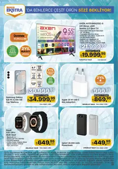 26.03.2026 tarihinden itibaren geçerli olan Migros kataloğu önizlemesi | Sayfa: 121 | Ürünler: Saat, Ses, Kamera, Uydu