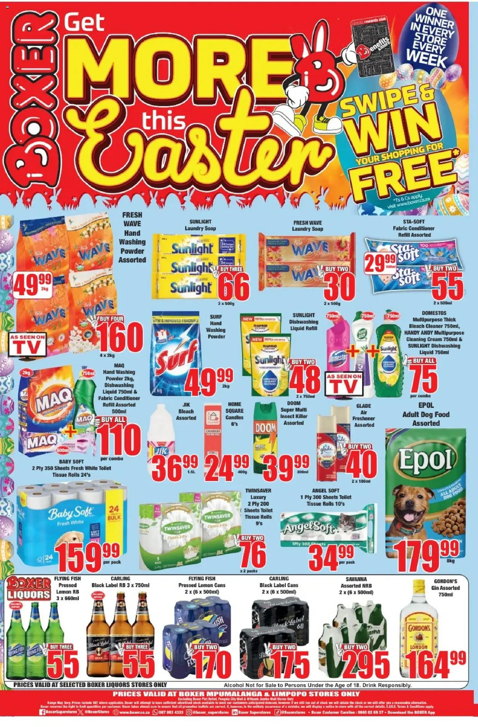 New Boxer catalogue – valid from 23.03.2026 | Page: 12 | Products: Beer, Fish, Cream, Paper