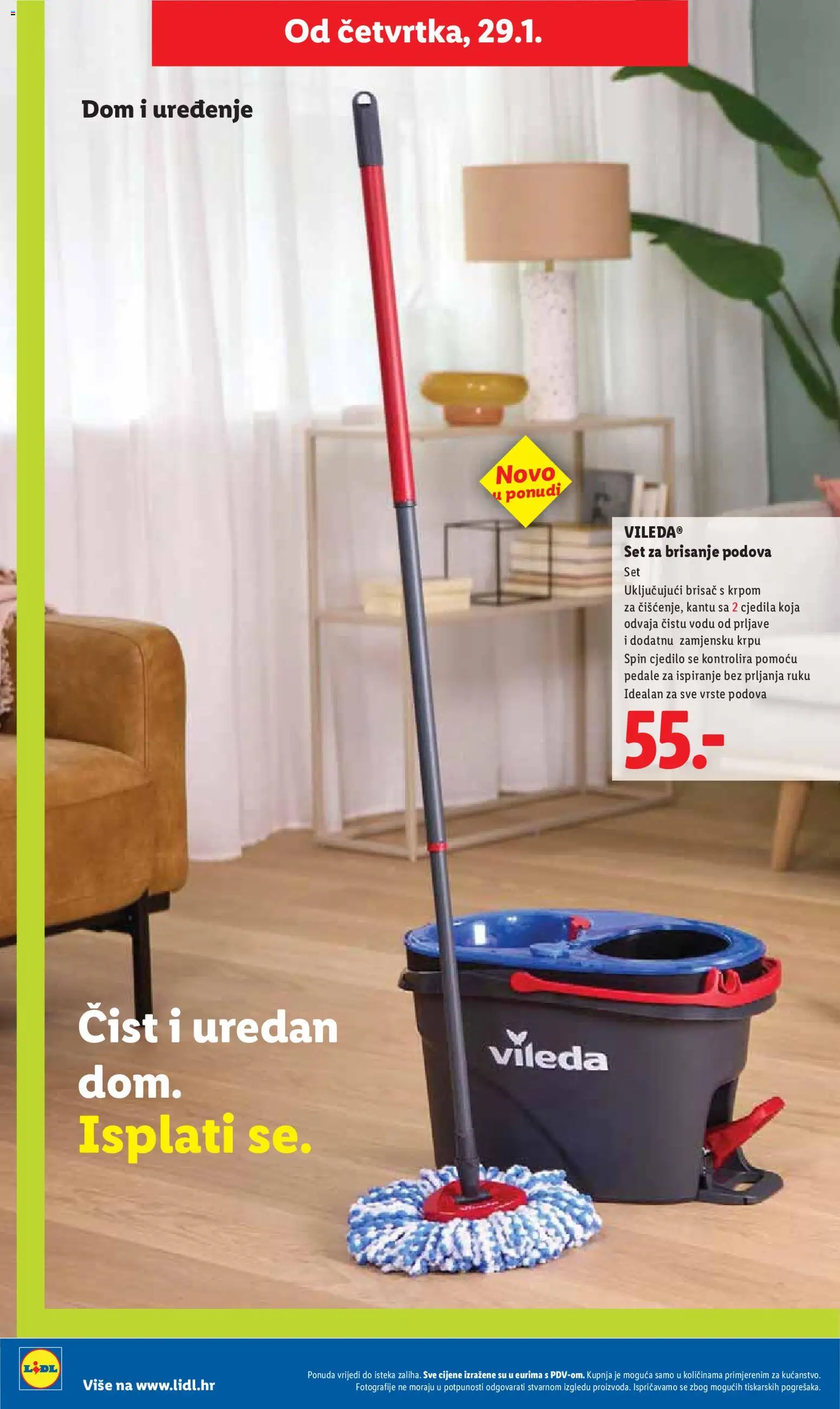 Lidl katalog | vrijedi od 26.01.2026 | Stranica: 34 | Proizvodi: Cjedilo, Vileda