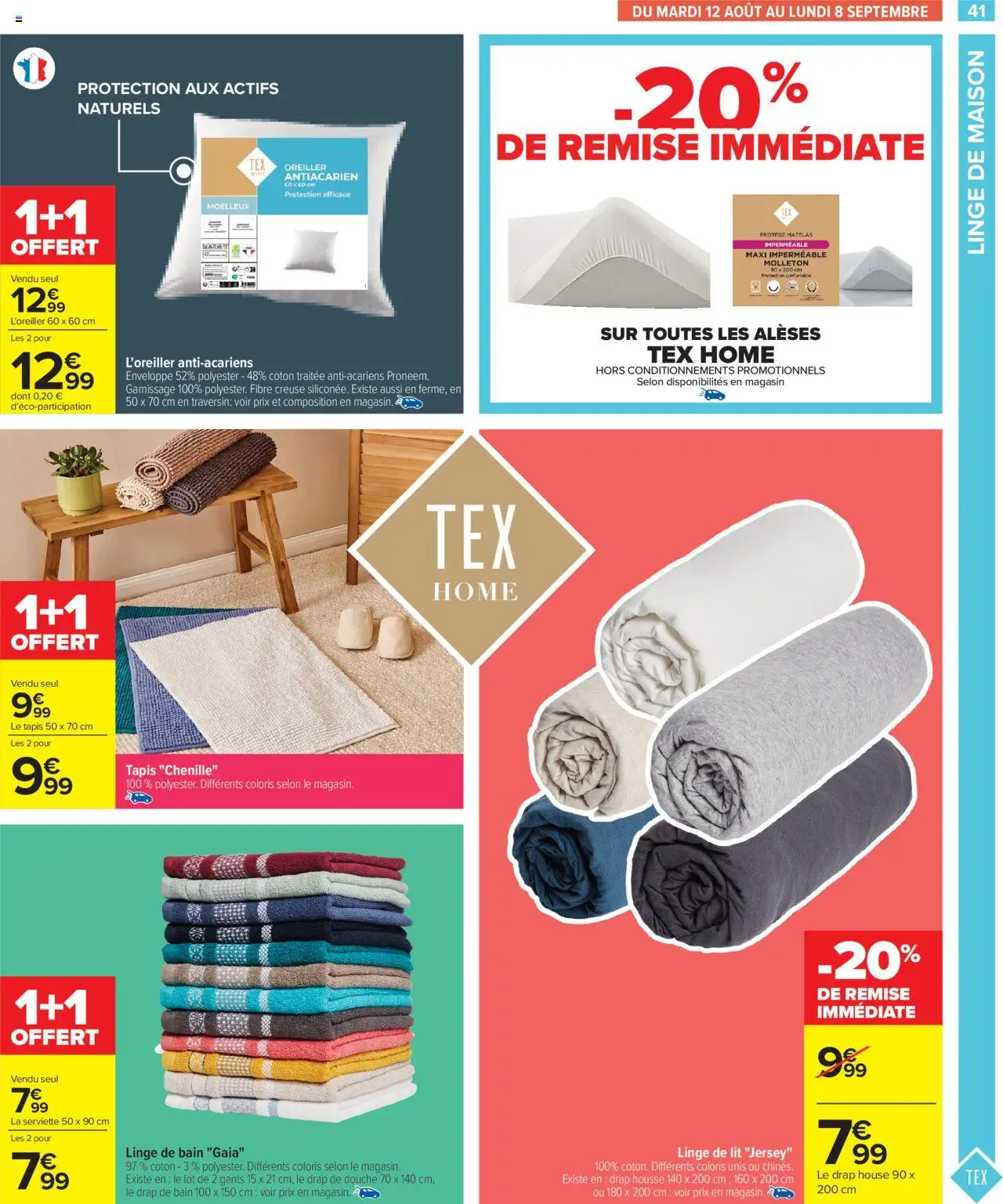  | Page: 43 | Produits: Enveloppe, Lit, Matelas, Douche