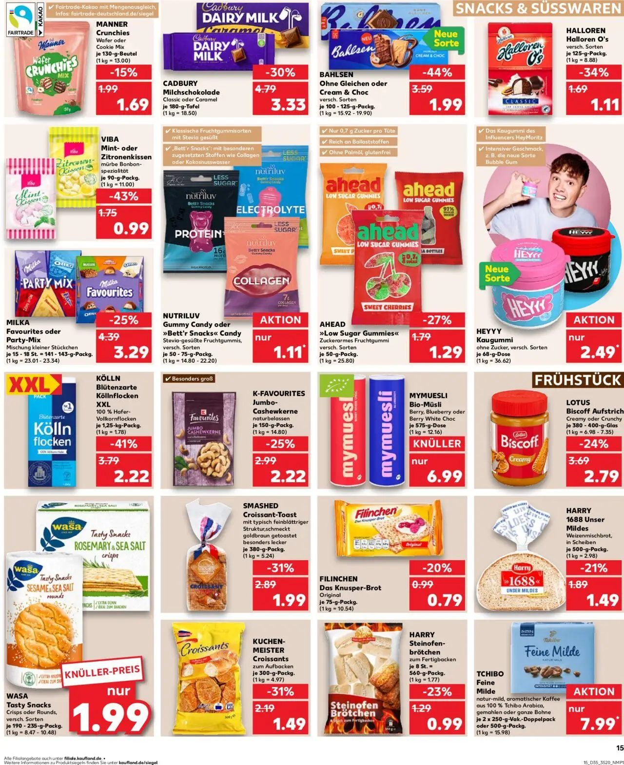 Kaufland prospekt Frankfurt (Oder)	 - gültig ab dem 28.08.2025 | Seite: 15 | Produkte: Kaffee, Milka, Brot, Zitronen