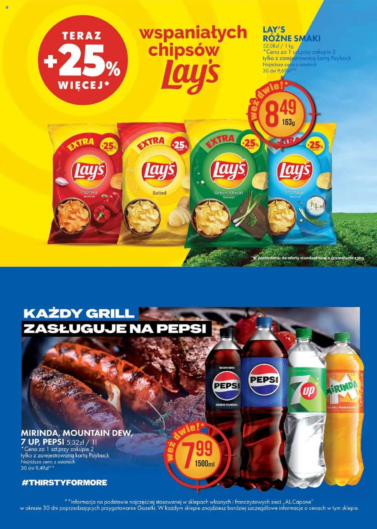 Al.Capone Gazetka od 13.10.2025 | Strona: 33 | Produkty: Karta, Grill, Pepsi