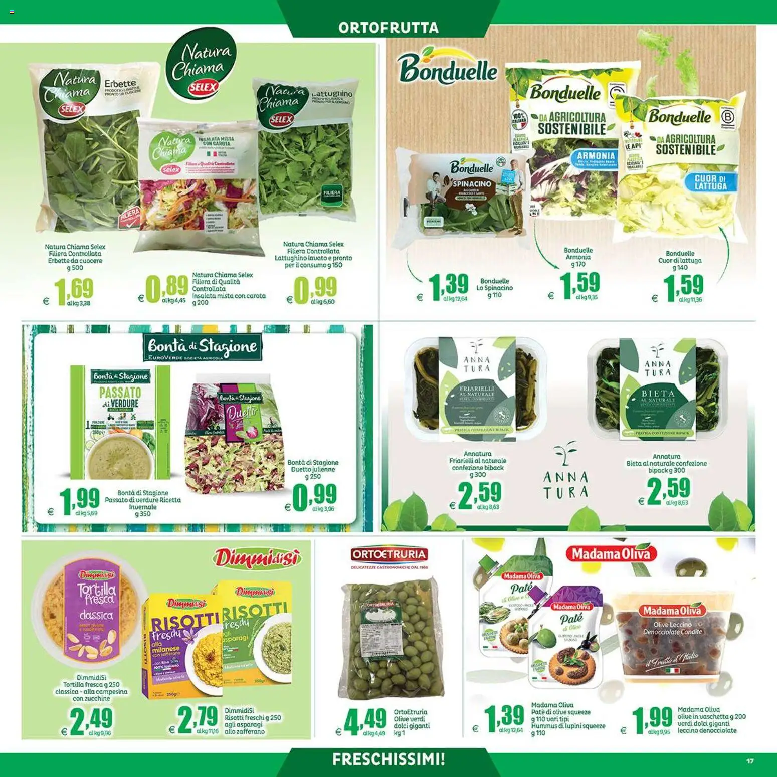 Volantino Elite Supermercati del 27.12.2025 | Pagina: 17 | Prodotti: Paté, Olive, Hummus, Asparagi