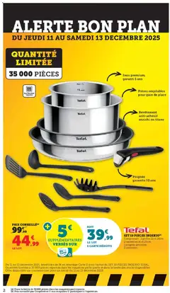 U Express - Prévisualisation de U Express catalogue valide à partir de 09.12.2025 | Page: 2 | Produits: Casseroles, Tefal