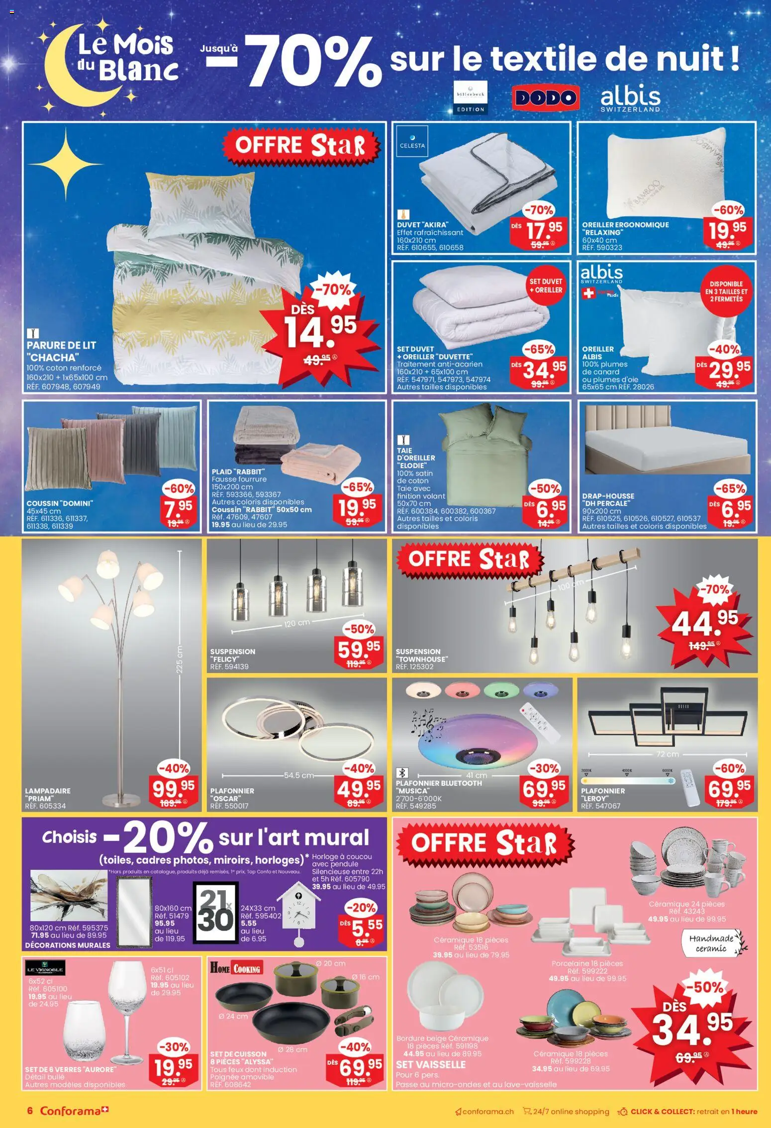 Conforama Aktionen FR – gültig ab 24.12.2025 | Seite: 6 | Produkte: Top