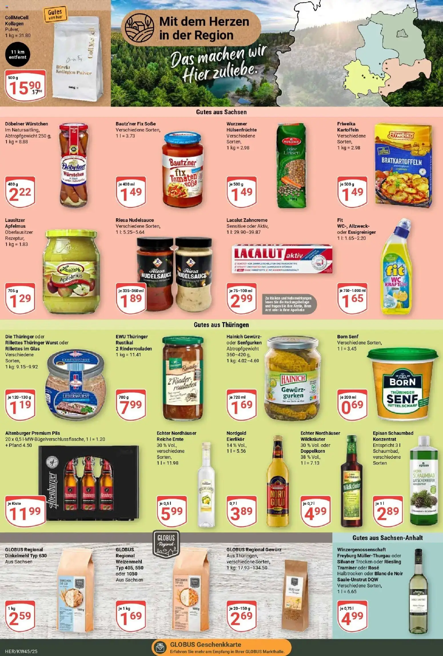 Globus prospekt Hermsdorf	 – gültig ab 02.11.2025 | Seite: 24 | Produkte: Tomaten, Weizenmehl, Kartoffeln, Wurst