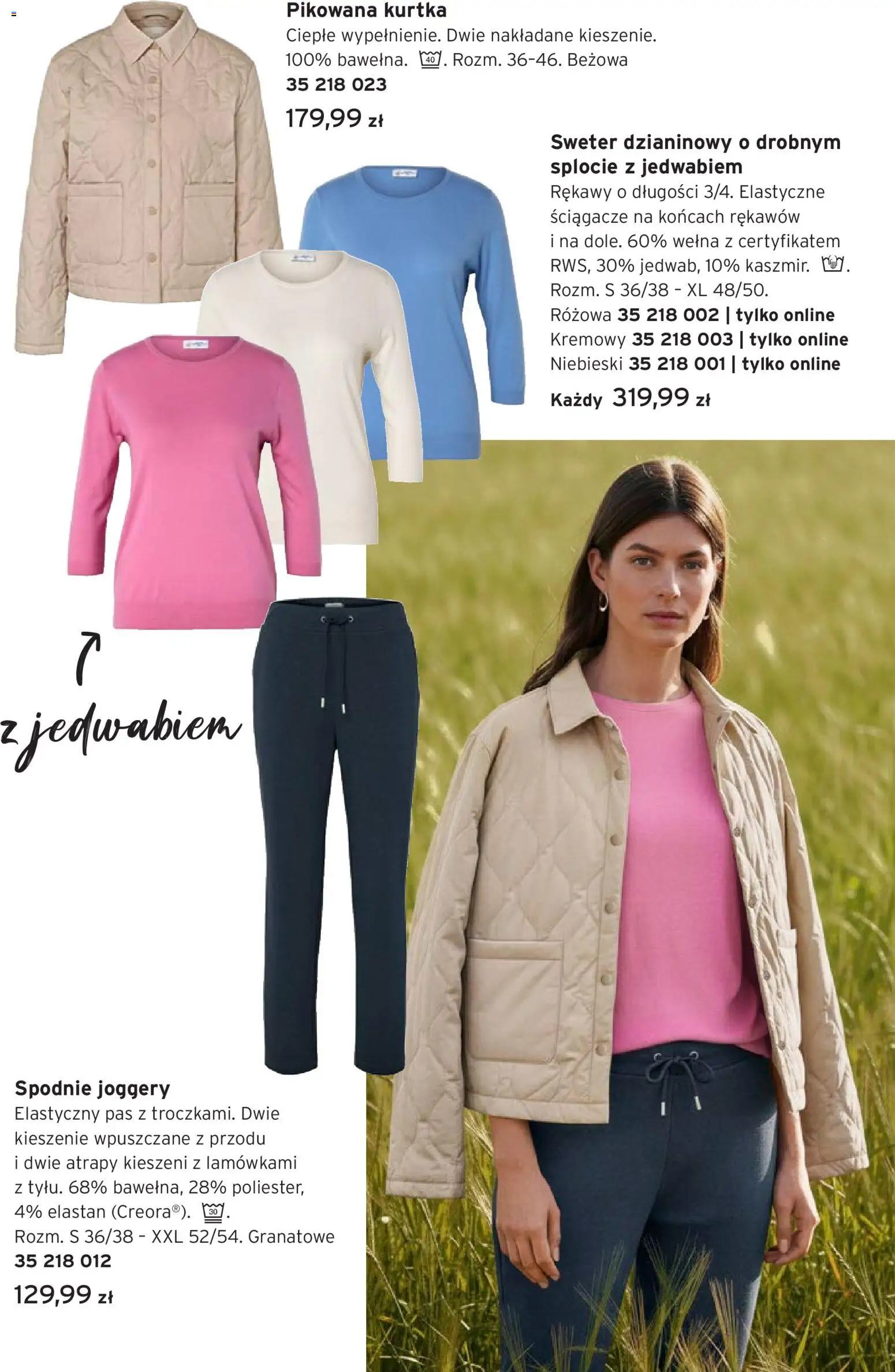 Tchibo promocje od 31.03.2026 | Strona: 6 | Produkty: Sweter, Kurtka, Spodnie