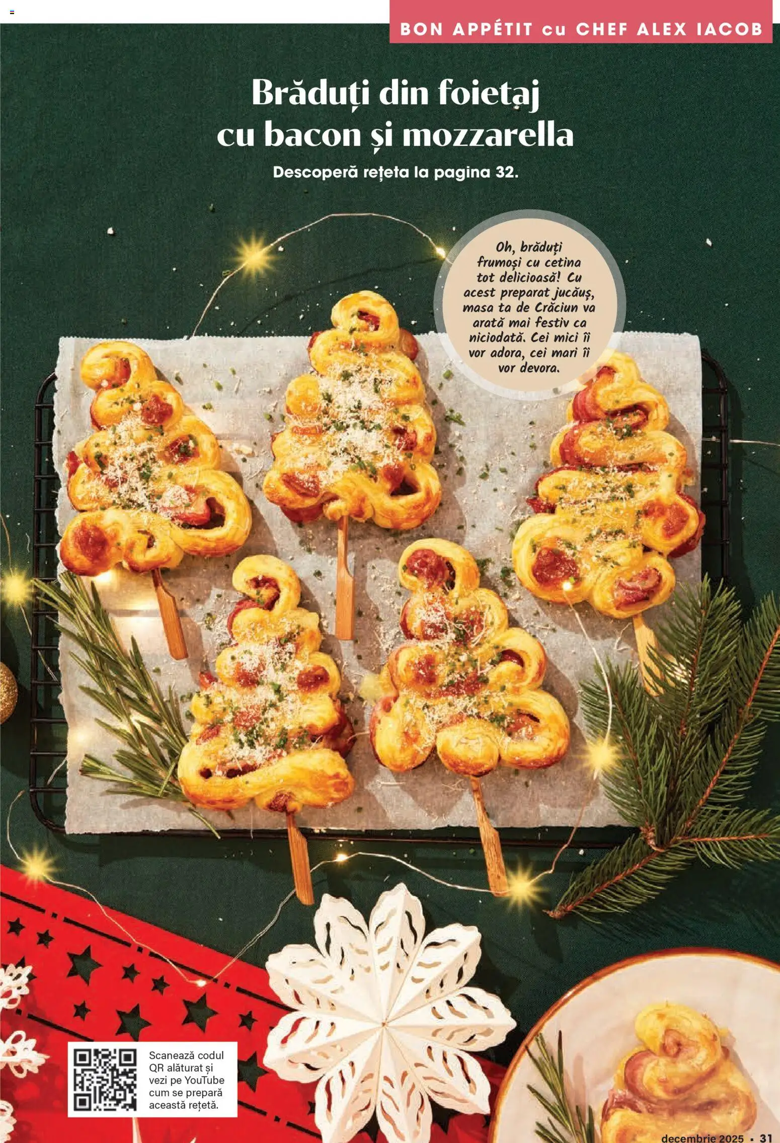 Noul catalog Mega Image – valabil de la 27.11.2025 | Pagină: 31 | Produse: Foietaj, Mici, Bacon, Mozzarella