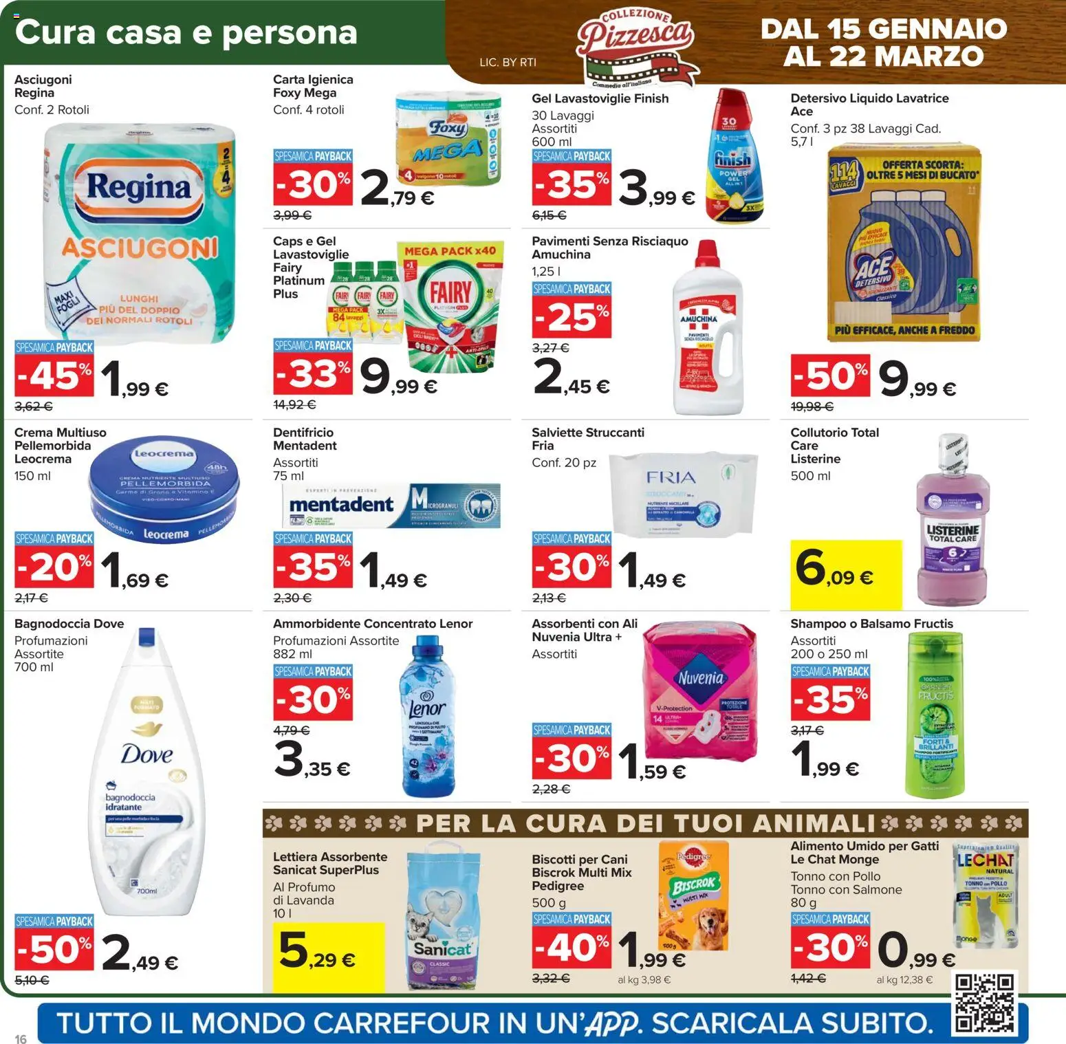 Volantino Carrefour del 15.01.2026 | Pagina: 16 | Prodotti: Pollo, Collutorio, Lavanda, Profumo