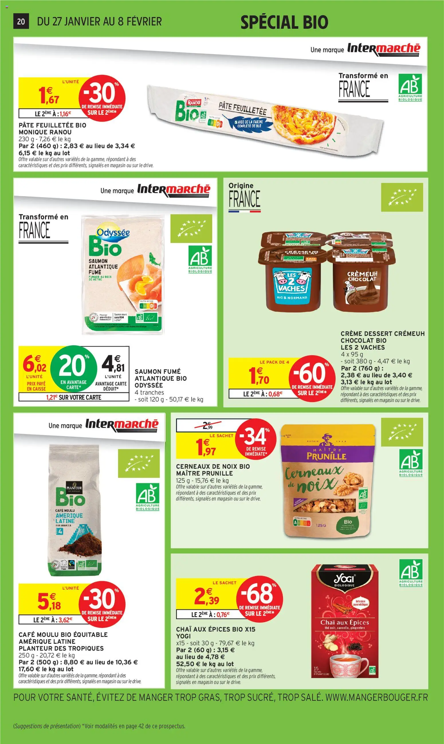 {H1} | Page: 20 | Produits: Infusion, Saumon fumé, Gingembre, Thé