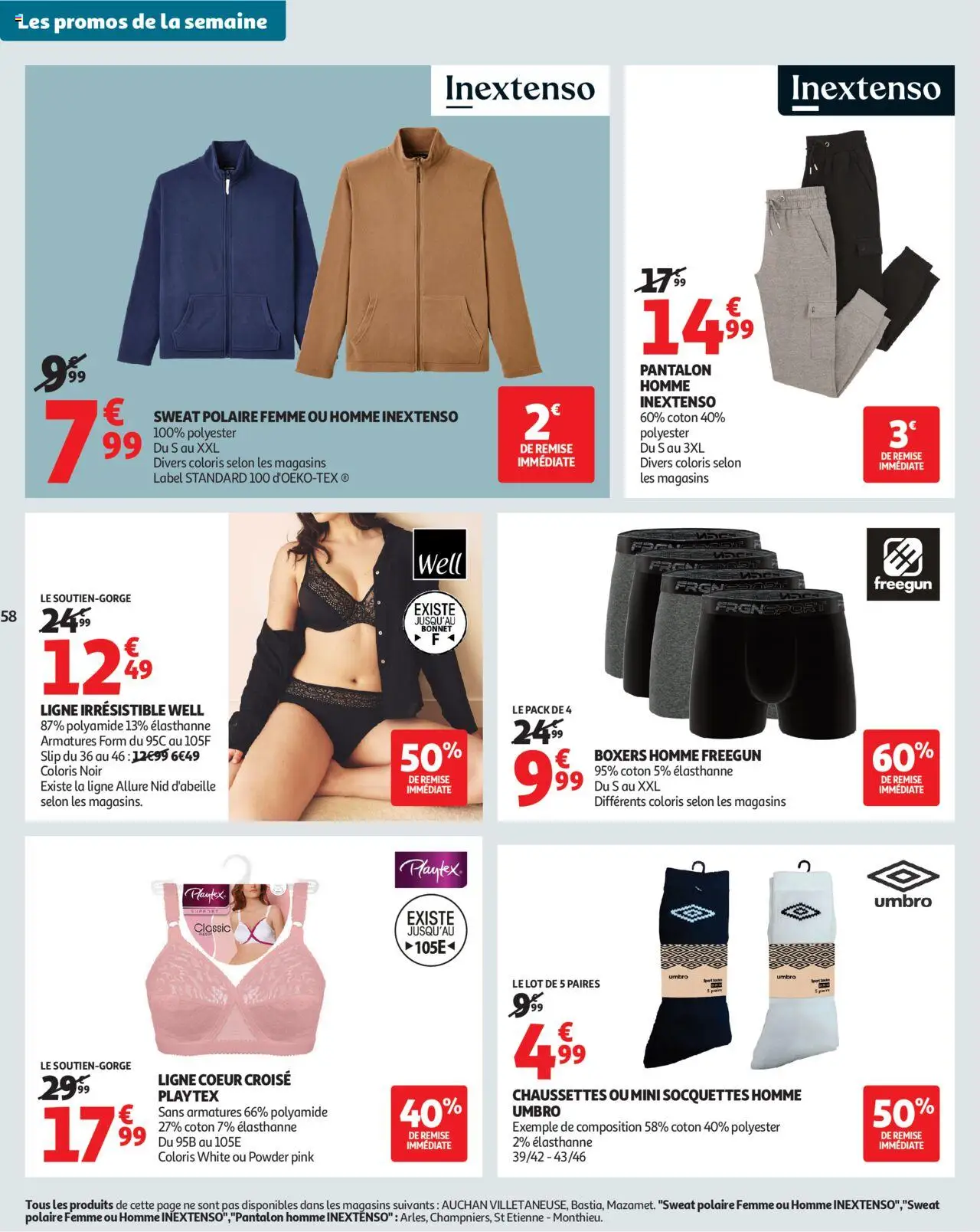 {H1} | Page: 58 | Produits: Coton, Pantalon