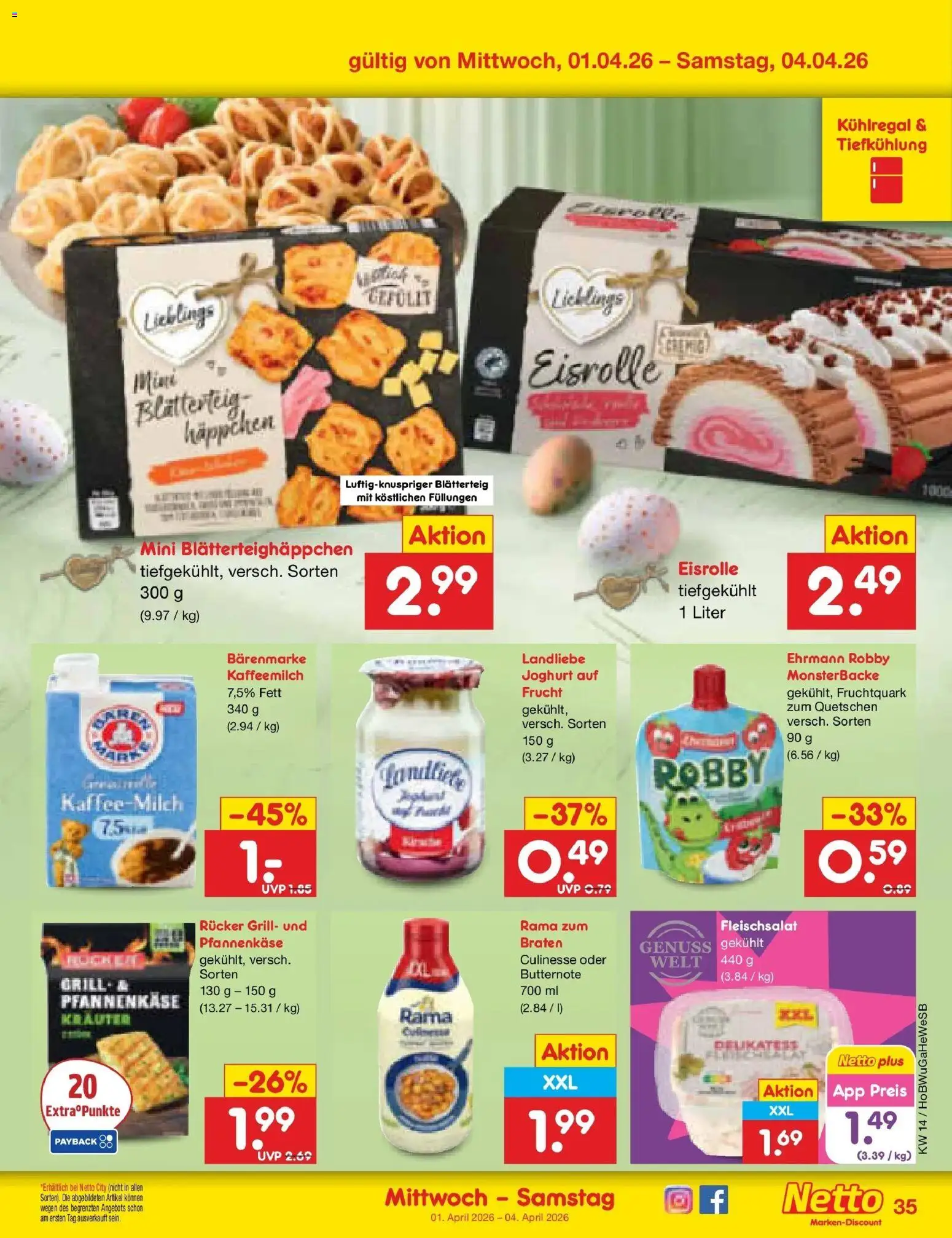 Netto Marken-Discount Prospekt Bremen-Lesum	 – gültig ab 30.03.2026 | Seite: 49 | Produkte: Grill, Rama, Joghurt
